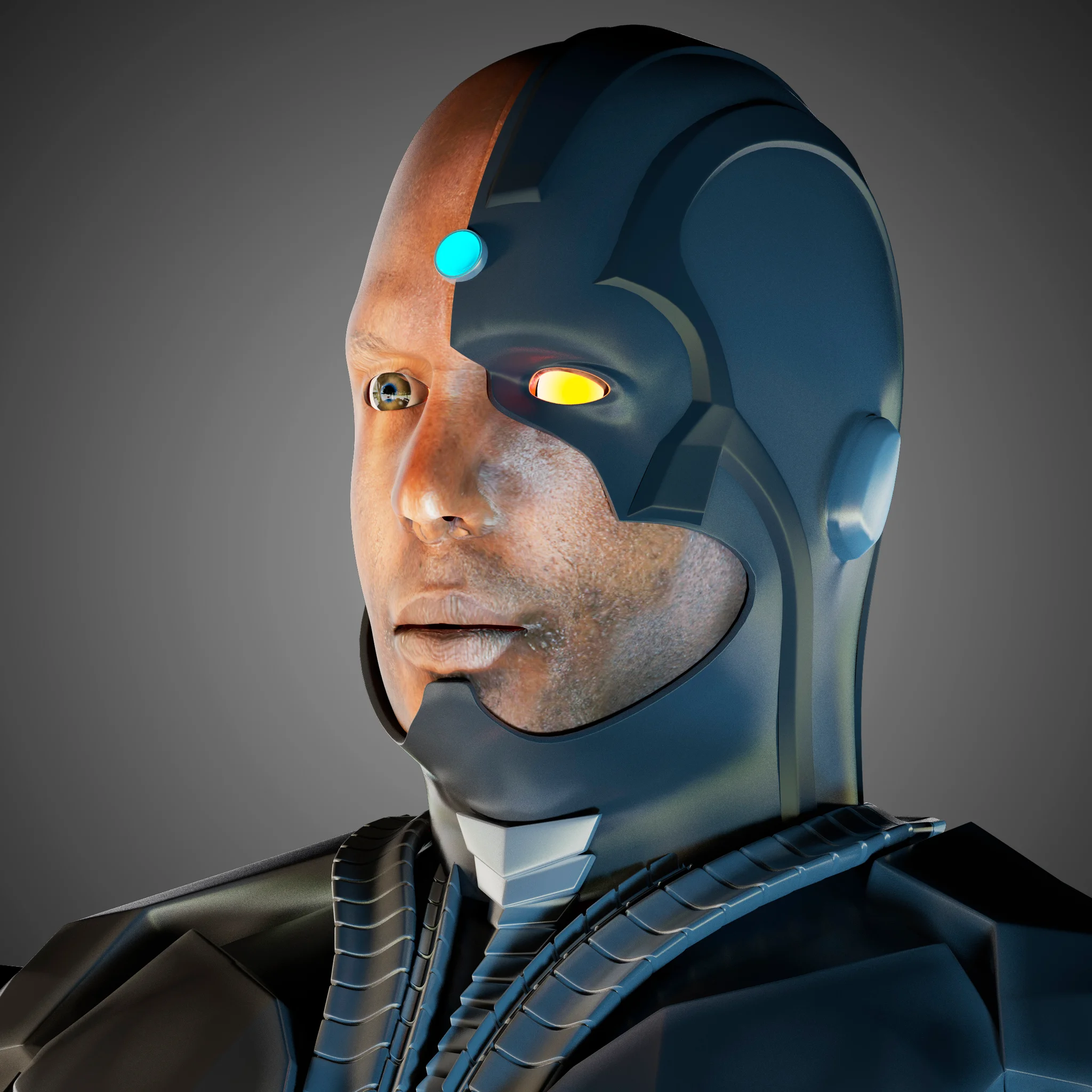 Cyborg Justice League — 3D model preview 13