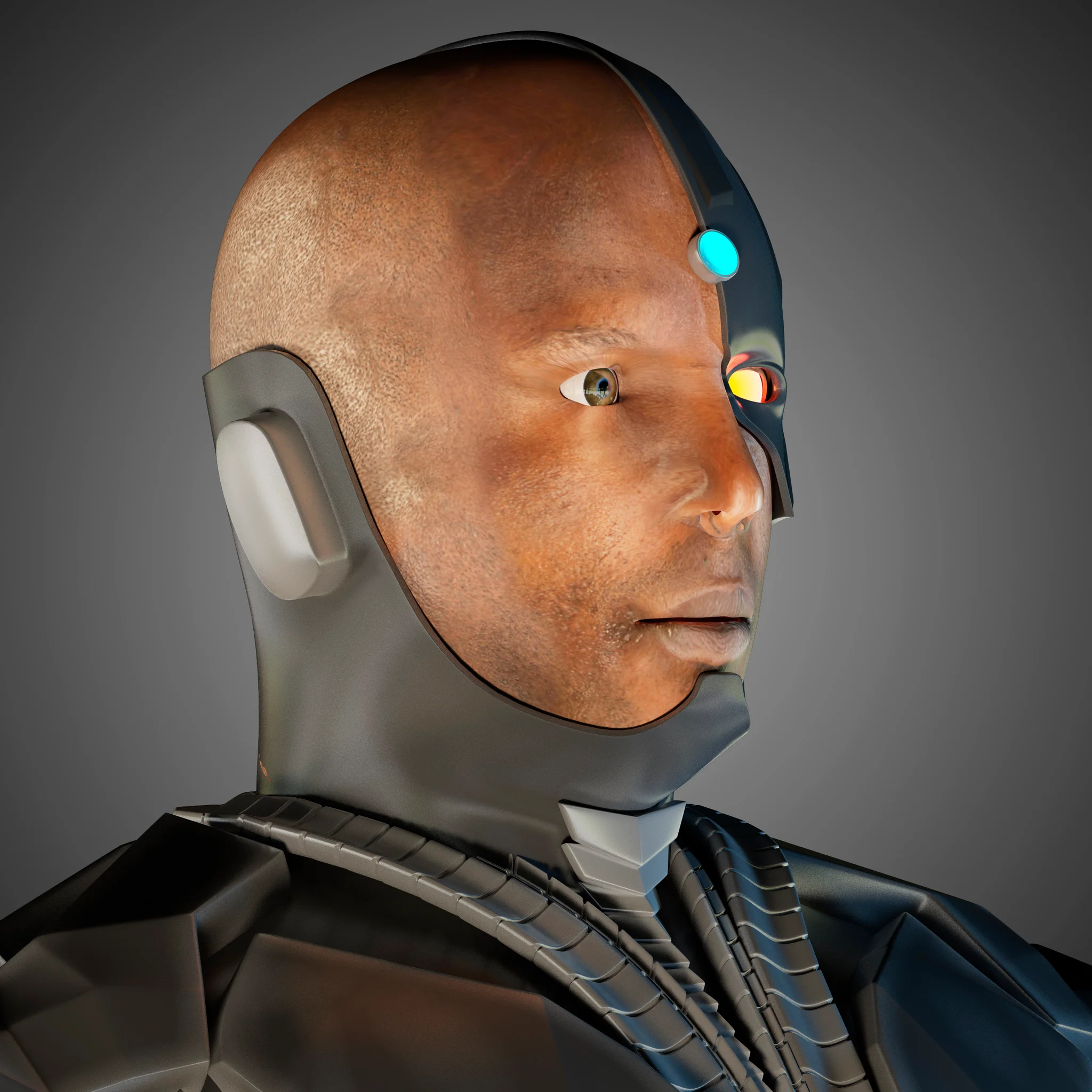 Cyborg Justice League — 3D model preview 14