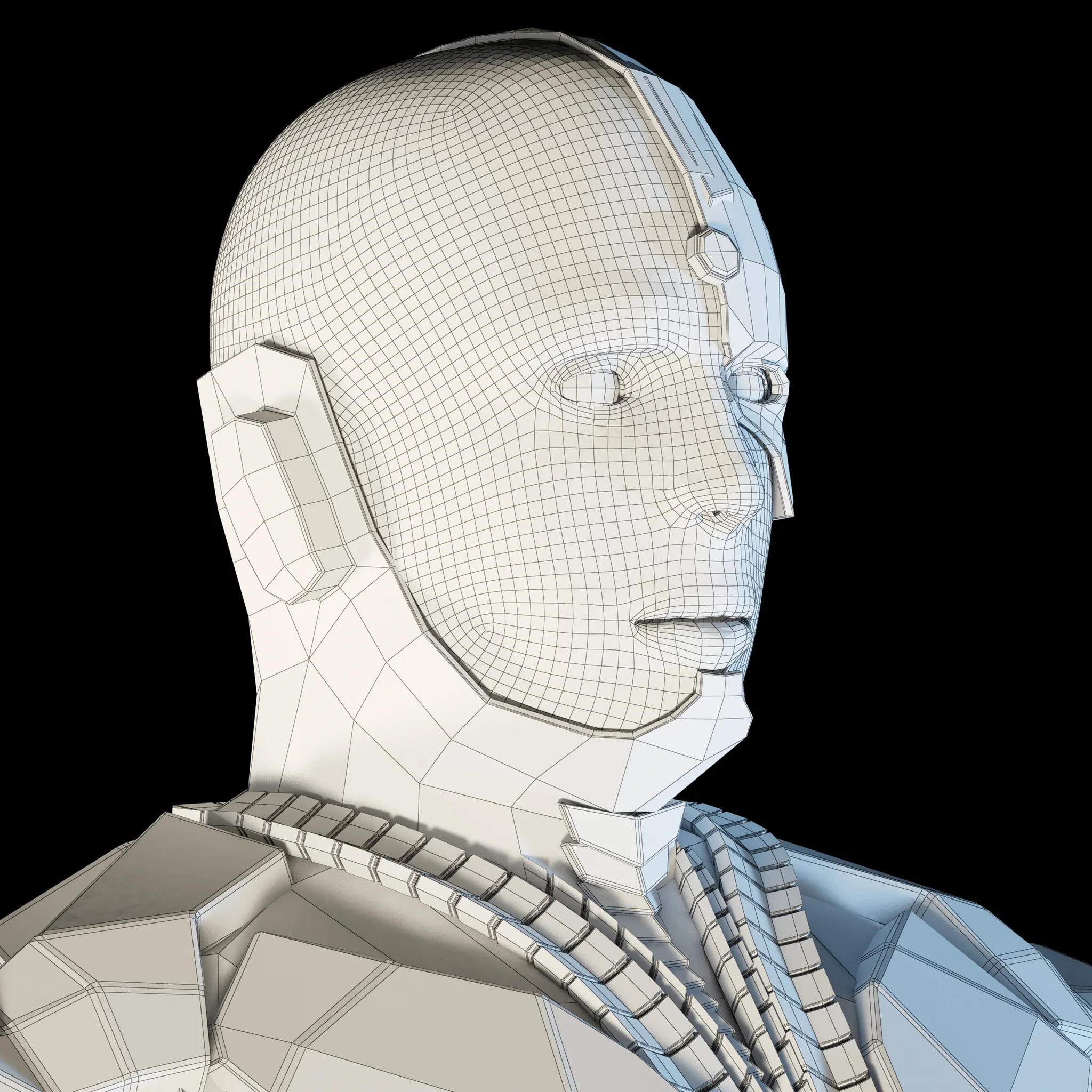 Cyborg Justice League — 3D model preview 15