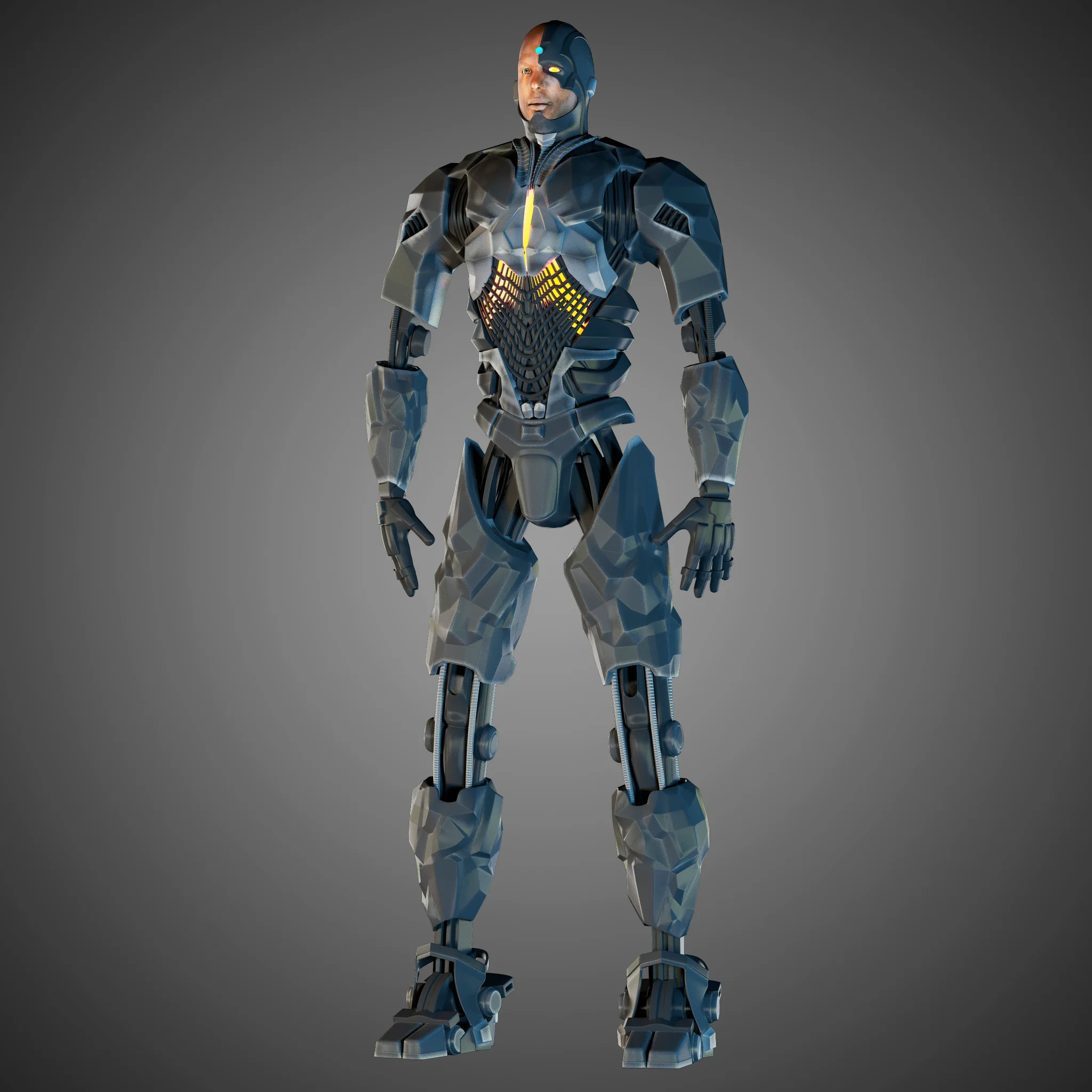 Cyborg Justice League — 3D model preview 22