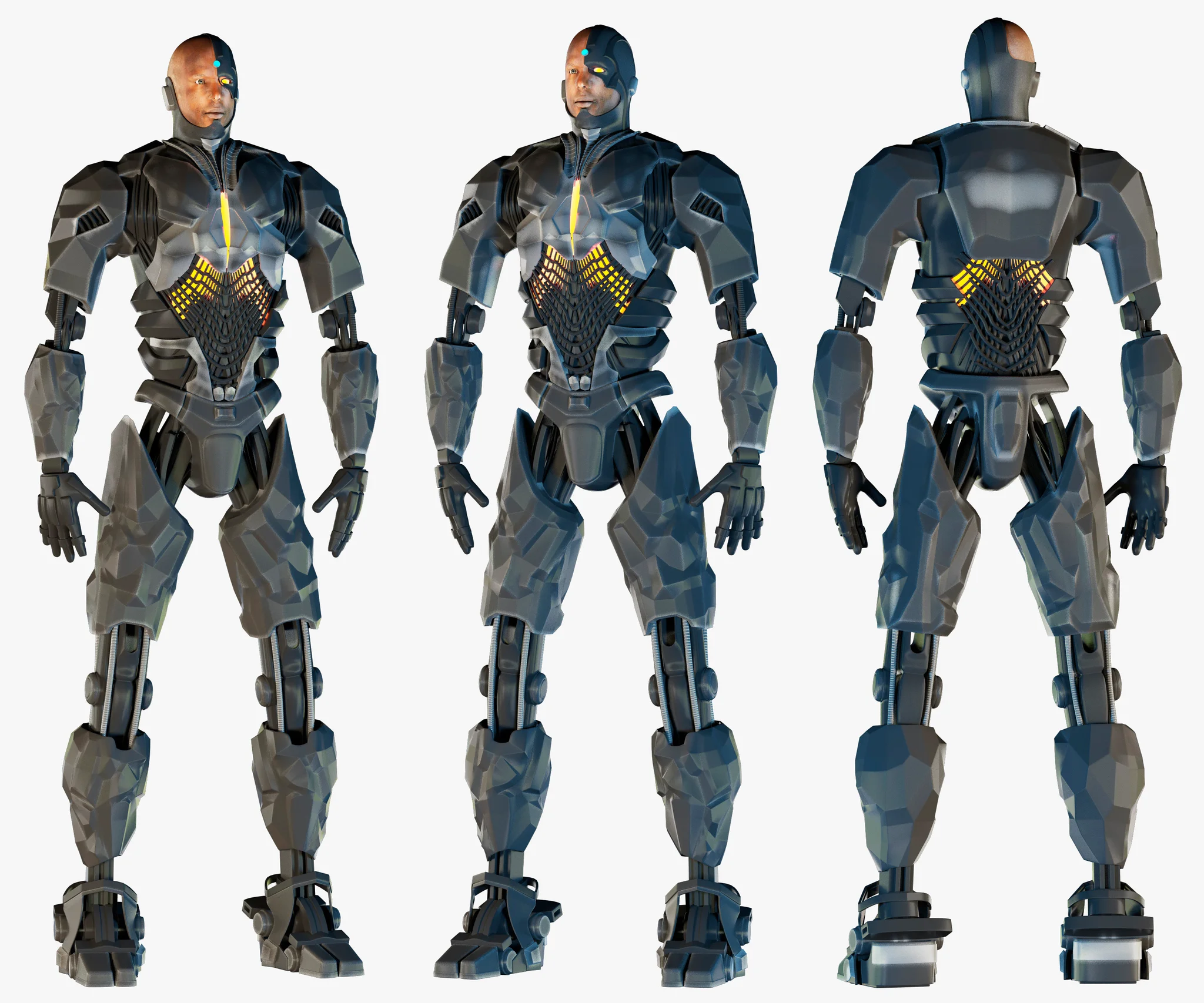 Cyborg Justice League — 3D model preview 23