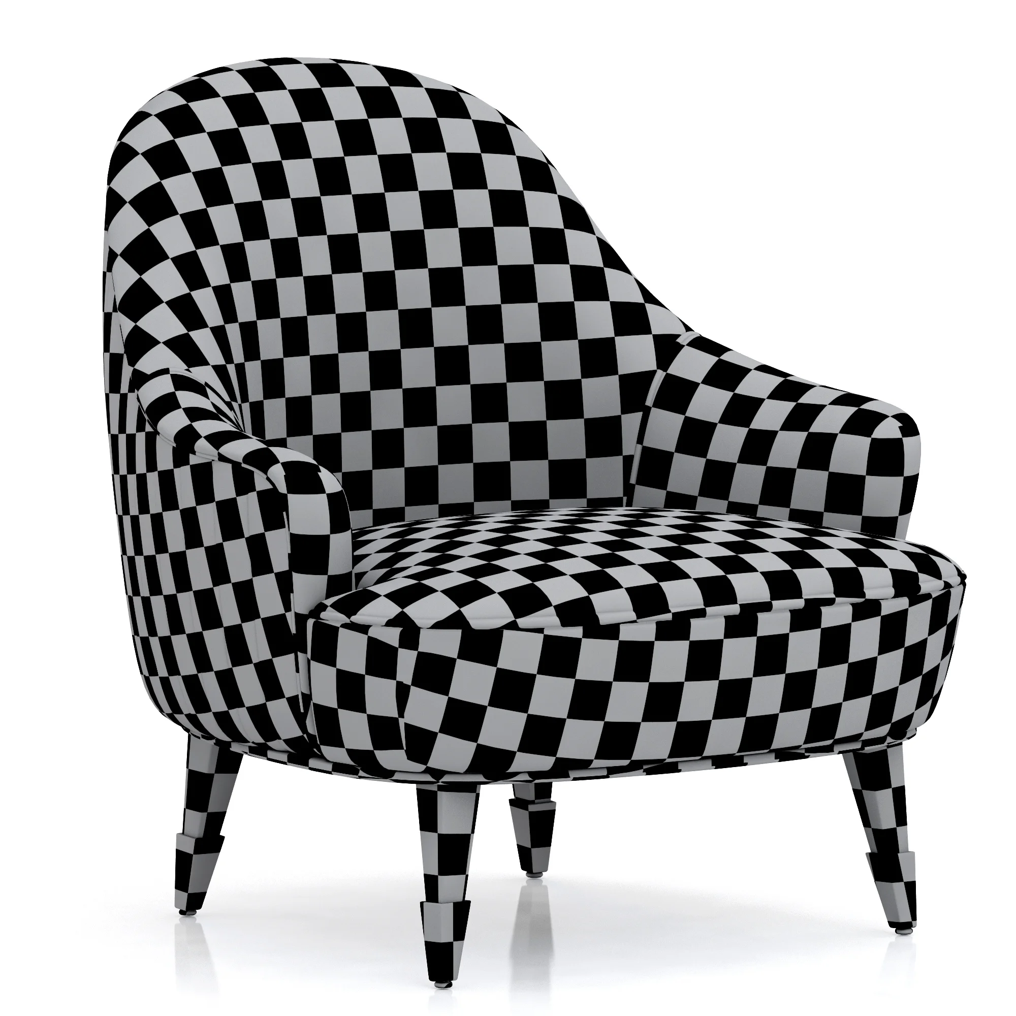 Roche Bobois EDEN ROCK Armchair — 3D model preview 8