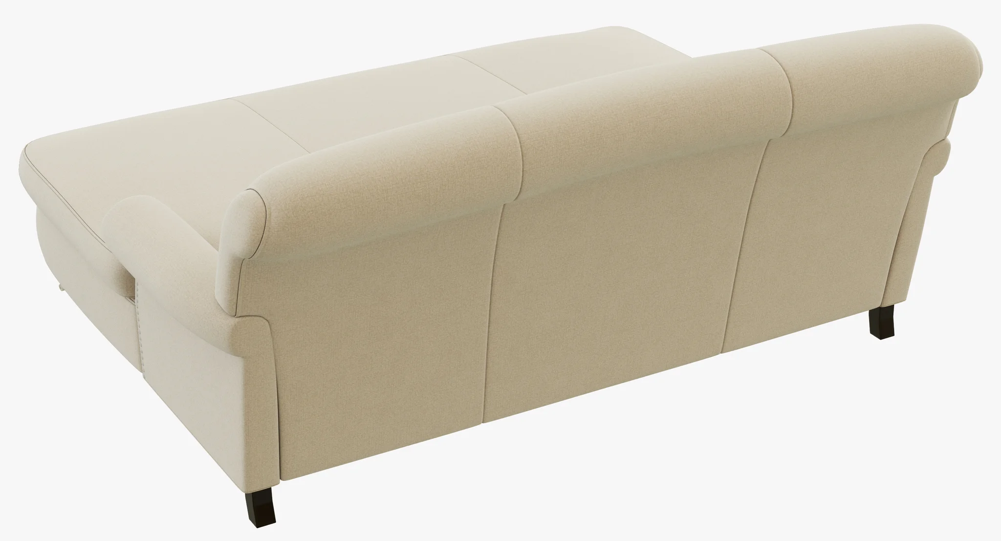 Baxter Charlotte Dormeuse Sofa — 3D model preview 8