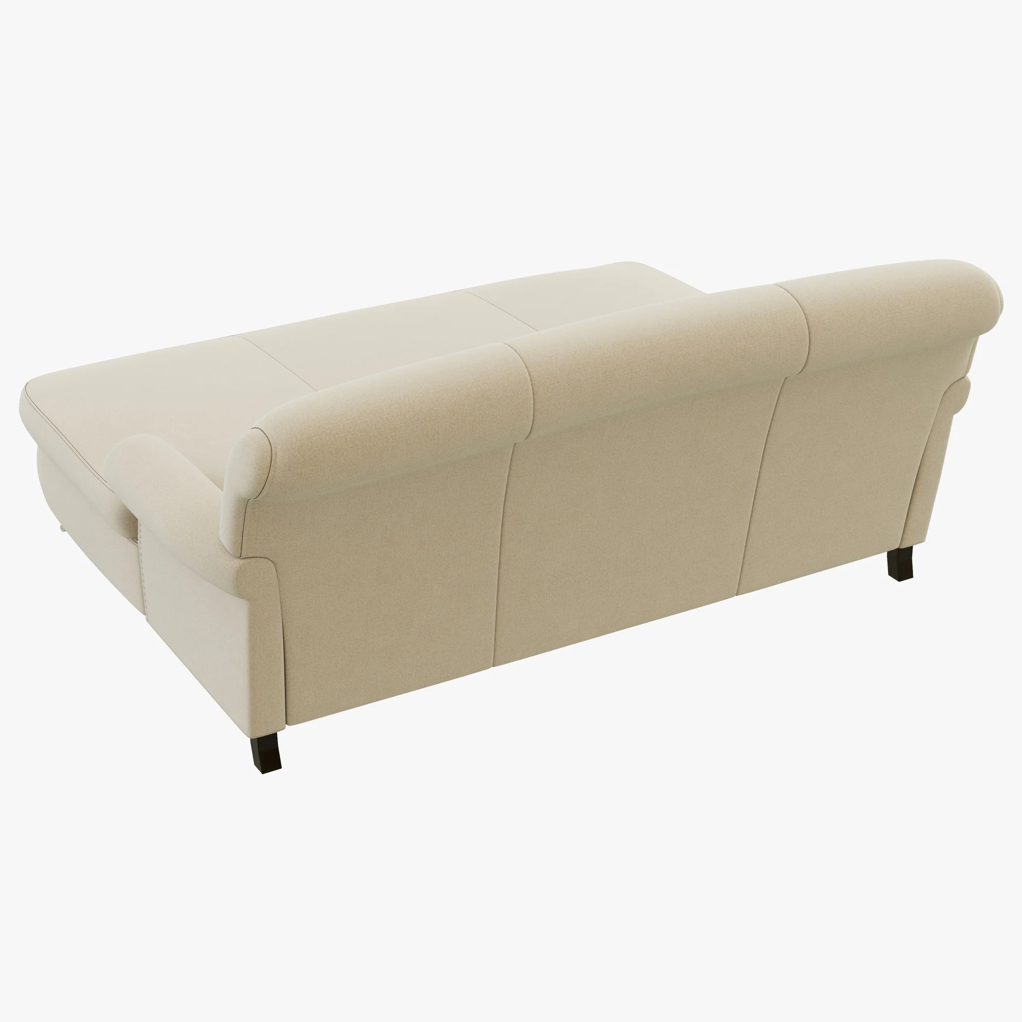 Baxter Charlotte Dormeuse Sofa — 3D model preview 9