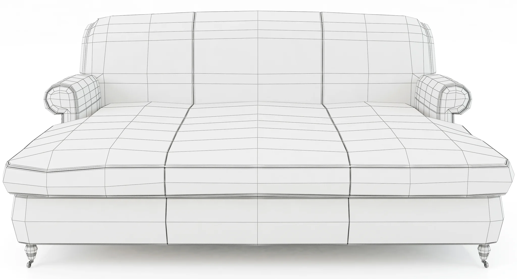 Baxter Charlotte Dormeuse Sofa — 3D model preview 14