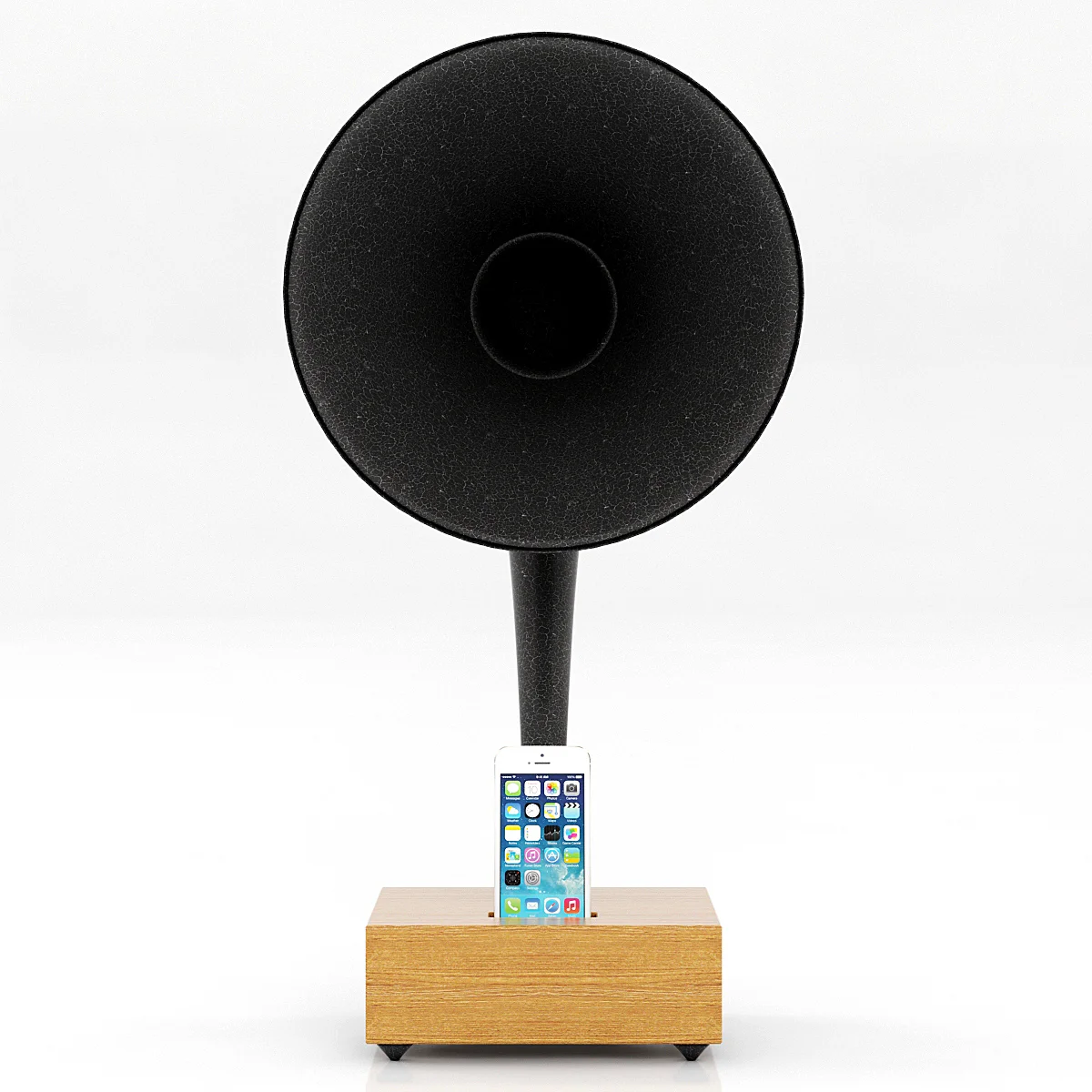 Restoration Hardware IPhone Gramophone Walnut