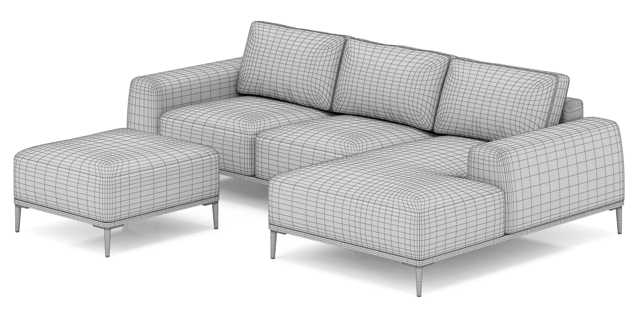 Dantone Home Oslo Sofa — 3D model preview 9