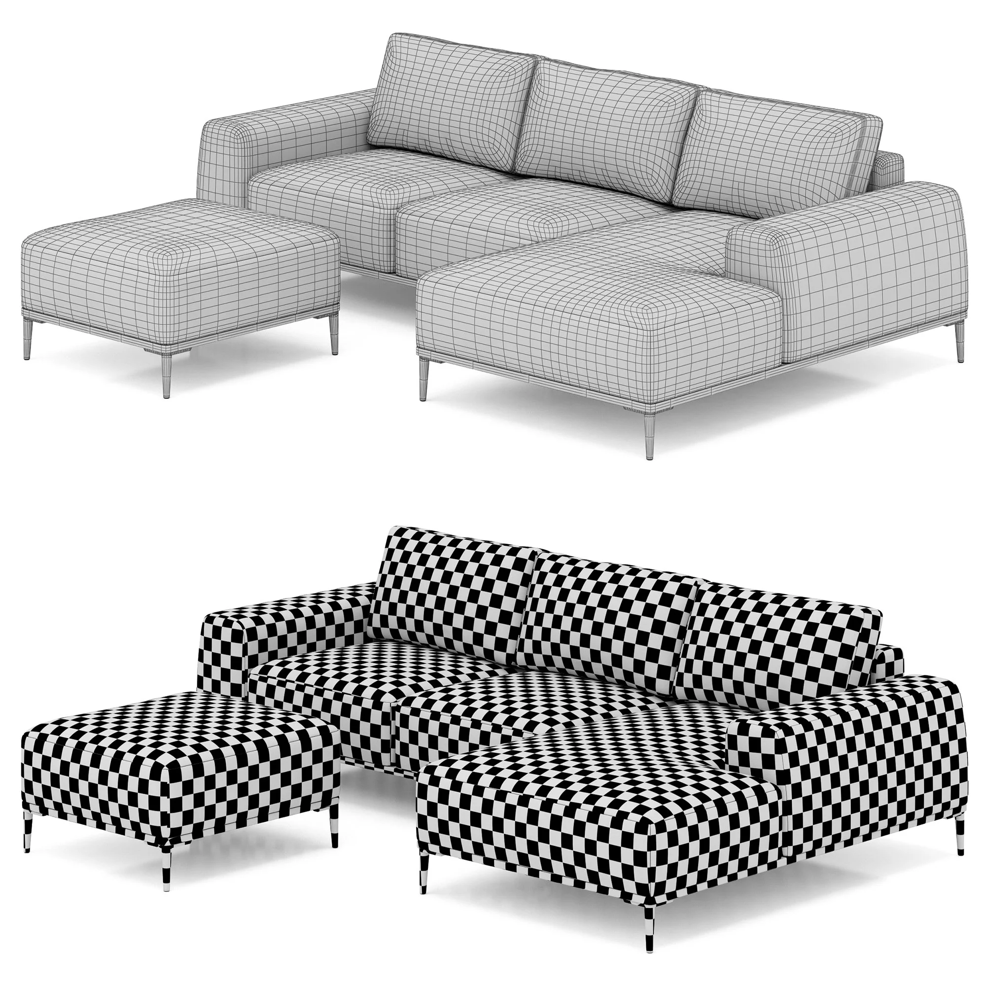 Dantone Home Oslo Sofa — 3D model preview 10