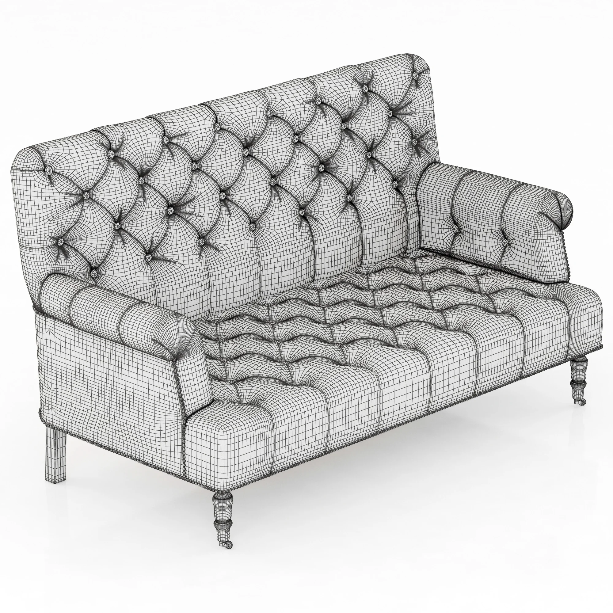 Ralph Lauren Home EDWARDIAN SETTEE — 3D model preview 3