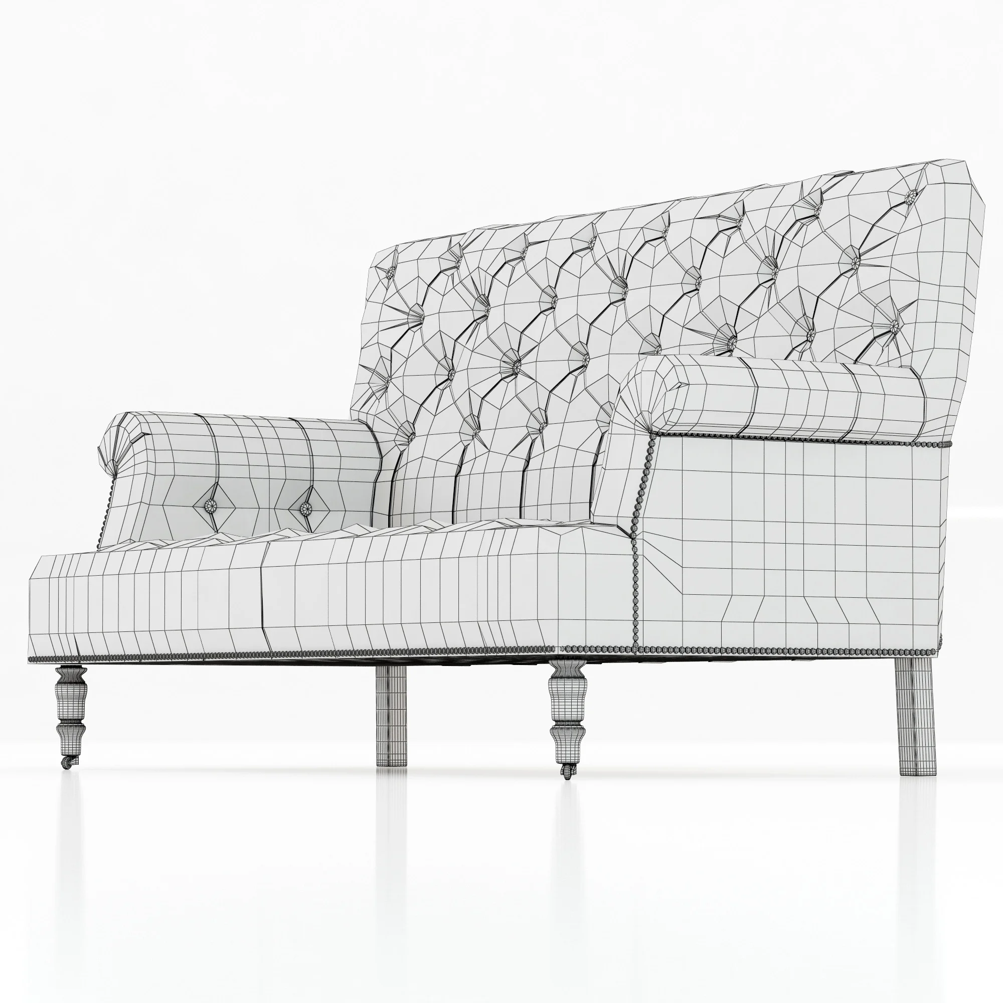 Ralph Lauren Home EDWARDIAN SETTEE — 3D model preview 7