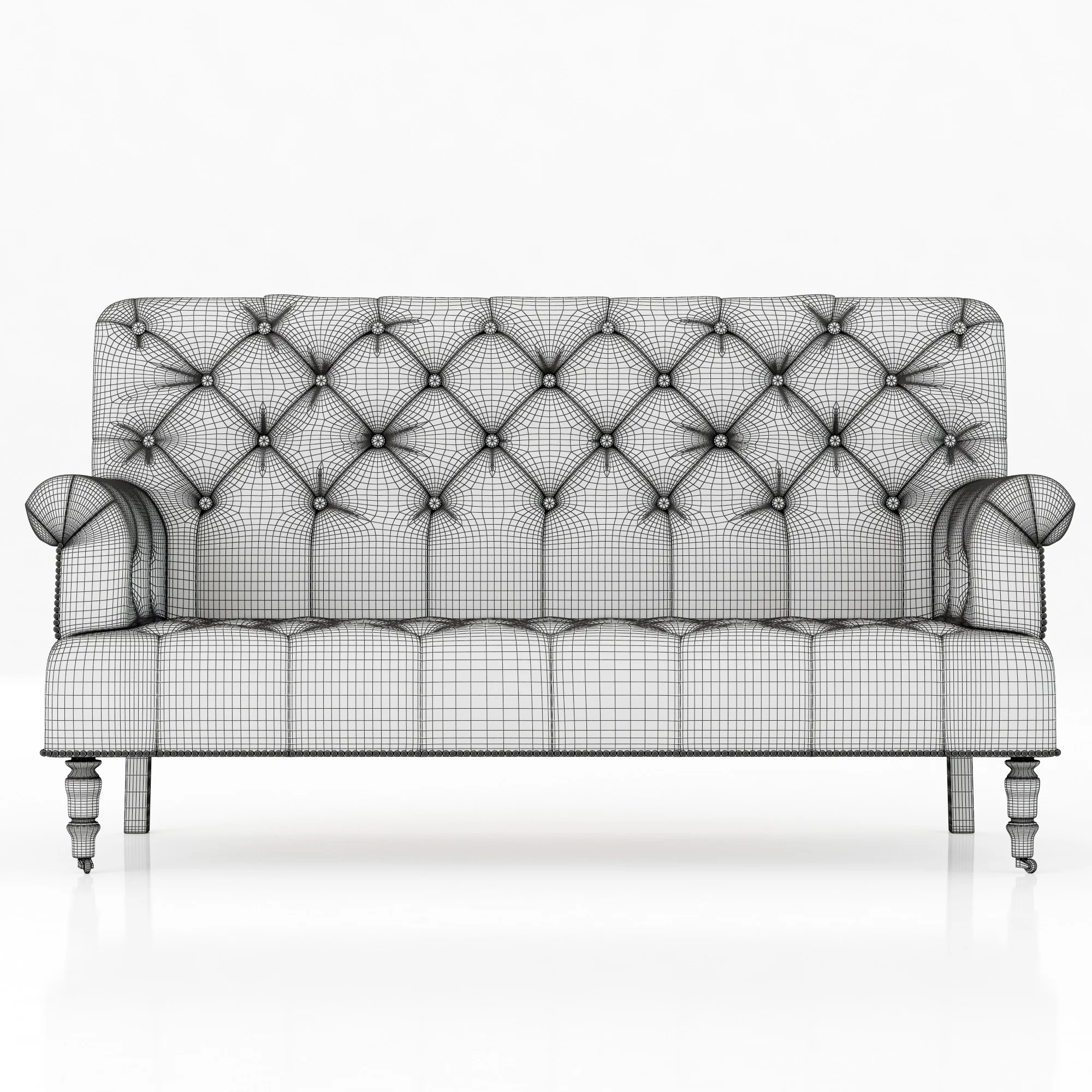 Ralph Lauren Home EDWARDIAN SETTEE — 3D model preview 9