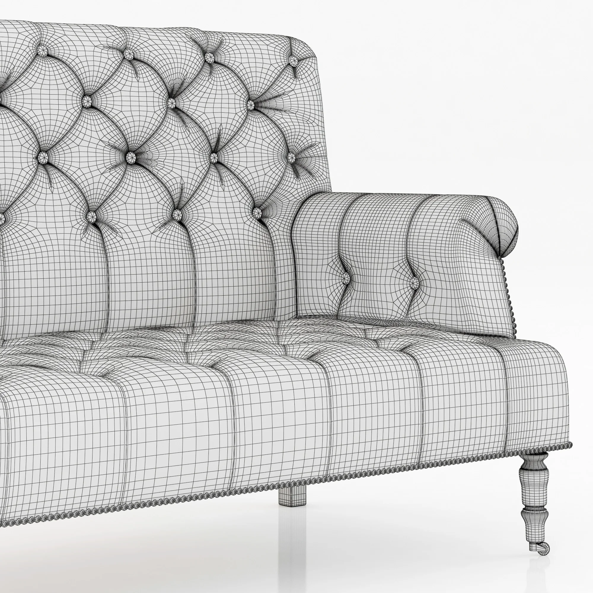 Ralph Lauren Home EDWARDIAN SETTEE — 3D model preview 11