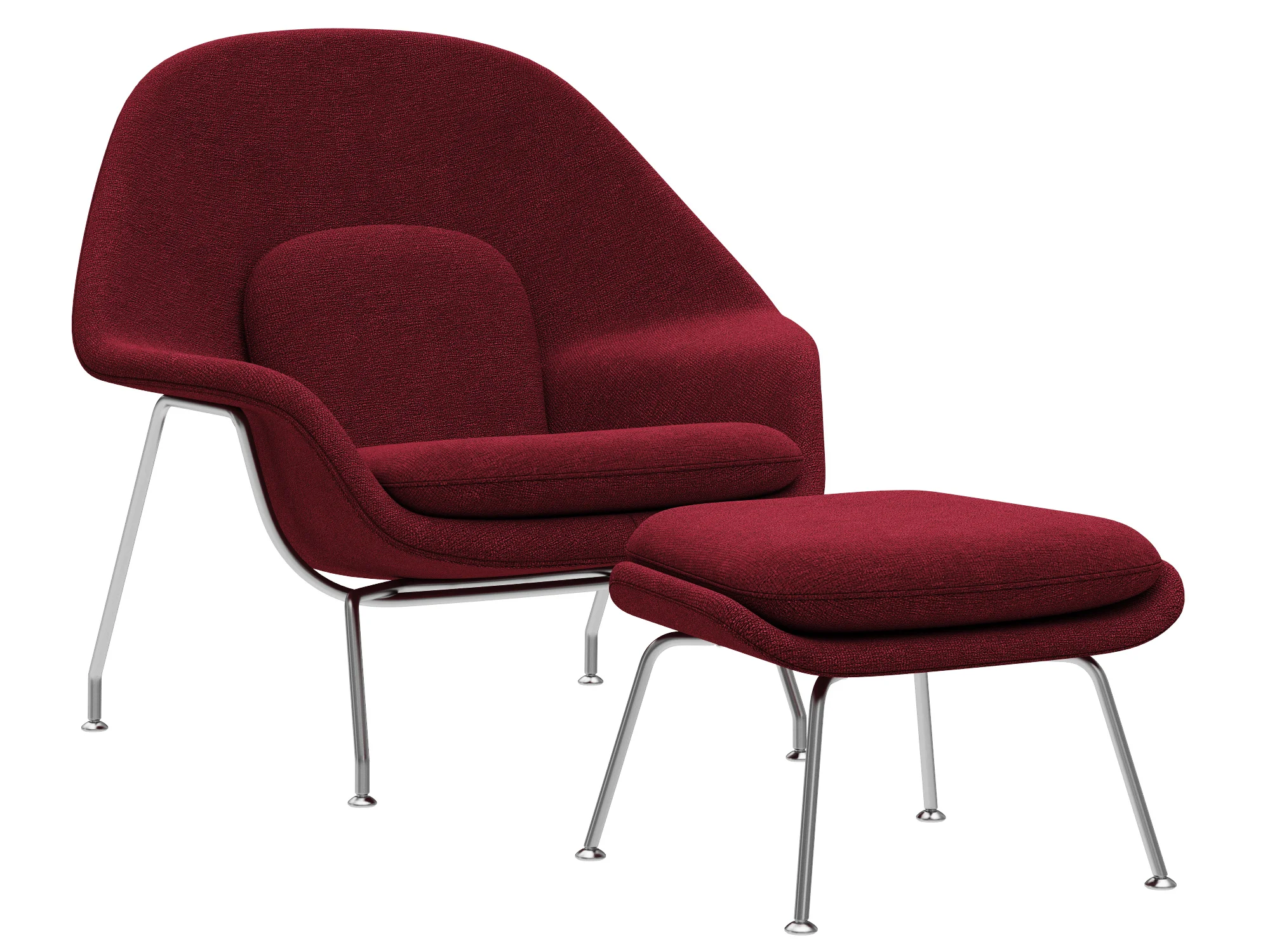 Knoll Saarinen Womb — 3D model preview 1