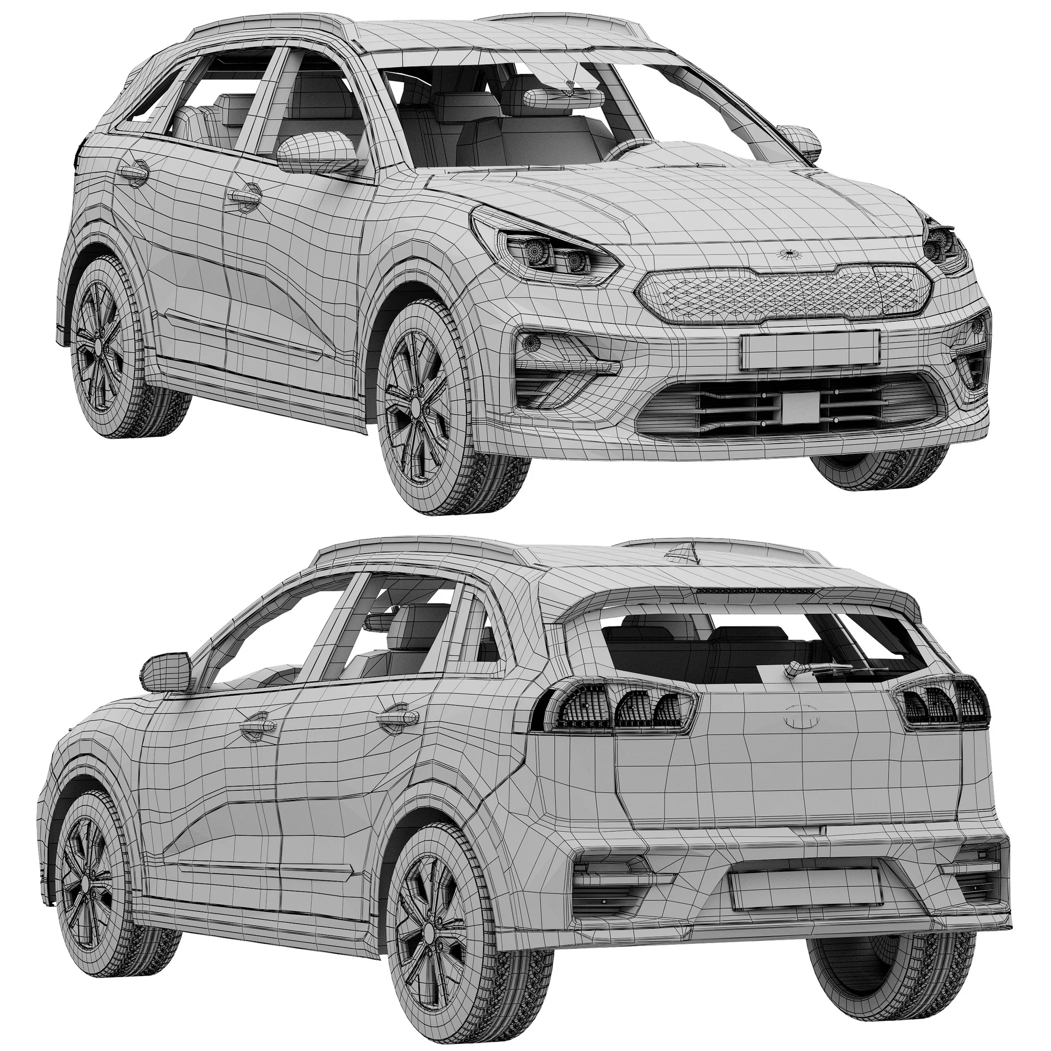 Kia Niro EV, 3D model preview 18