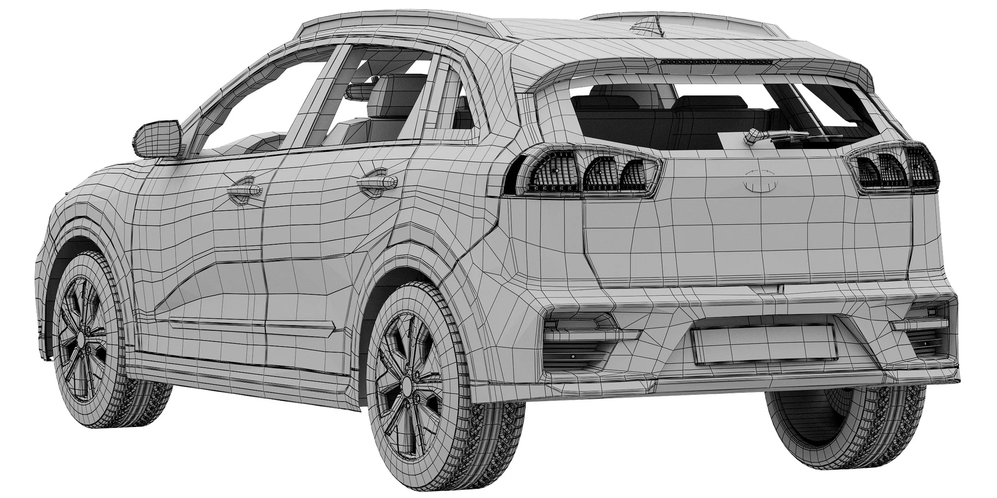 Kia Niro EV, 3D model preview 23