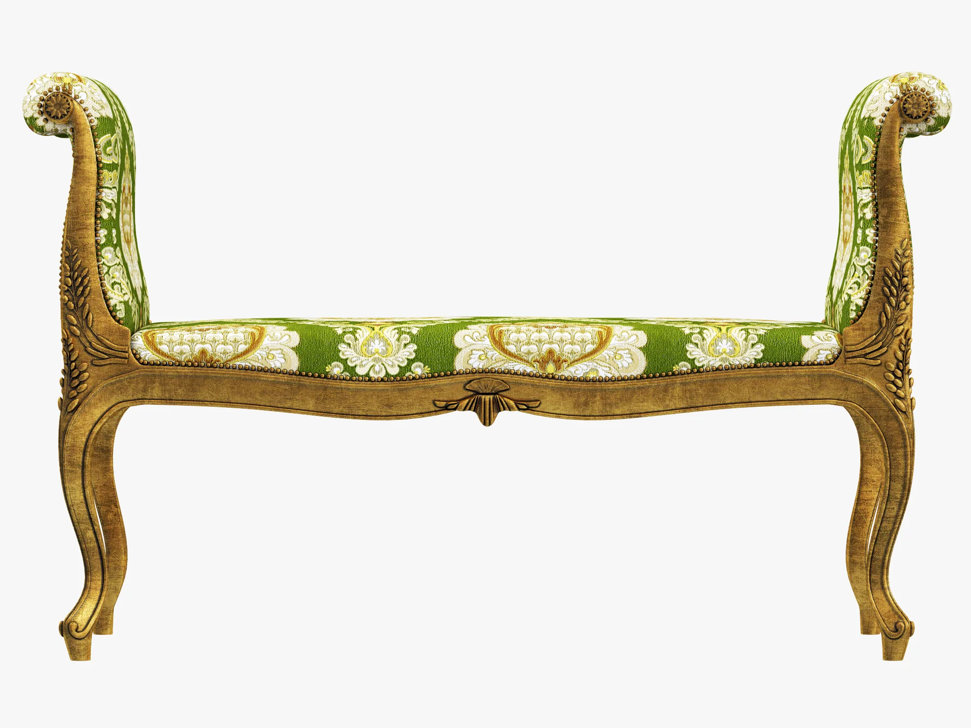 George III Giltwood Window Seats — 3D model preview 3