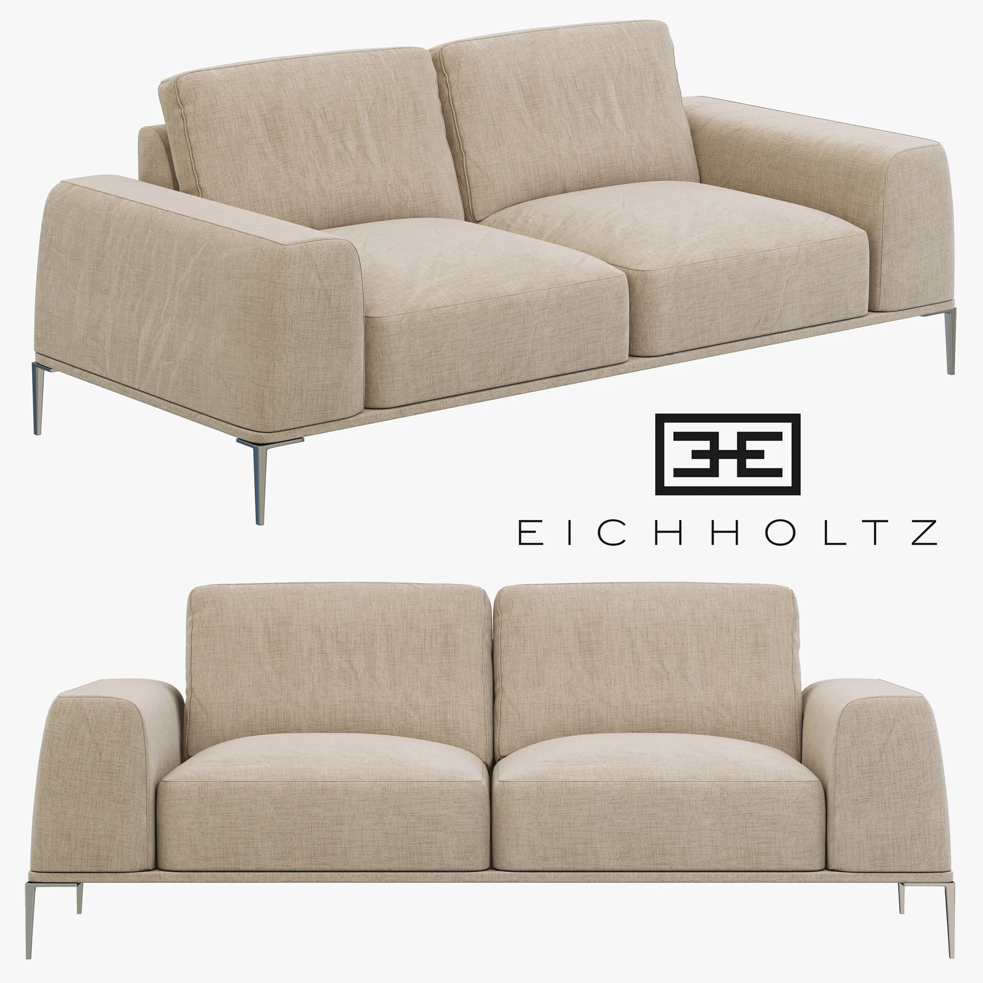 Eichholtz Sofa Montado — 3D model preview 3