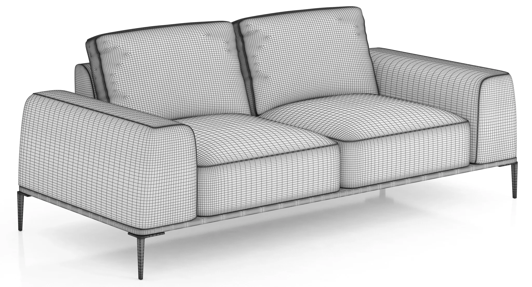 Eichholtz Sofa Montado — 3D model preview 9