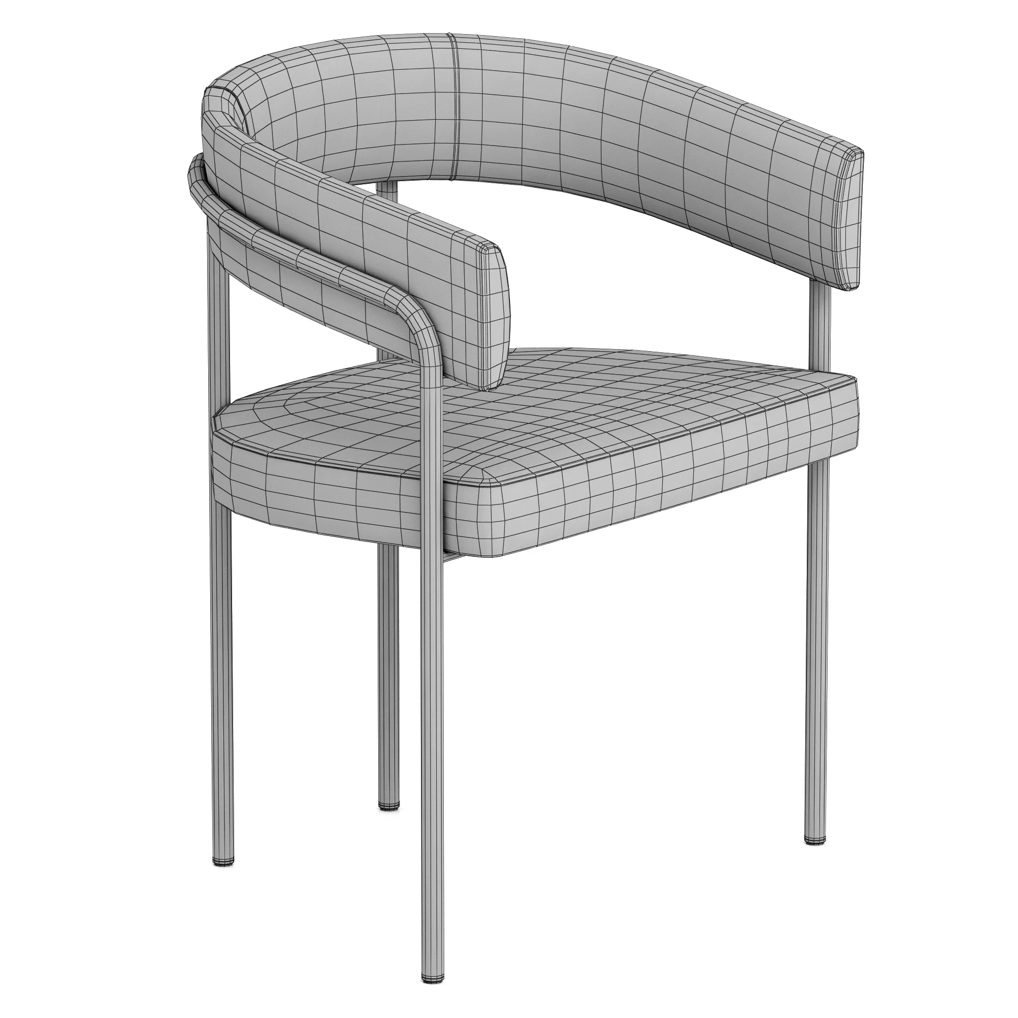 Baxter C Chair — 3D model preview 7