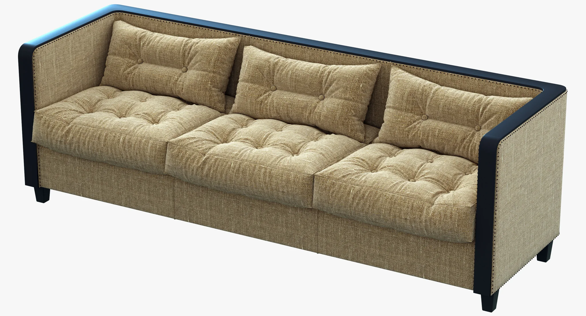 Restoration Hardware Shelter Arm Upholstered Sofa