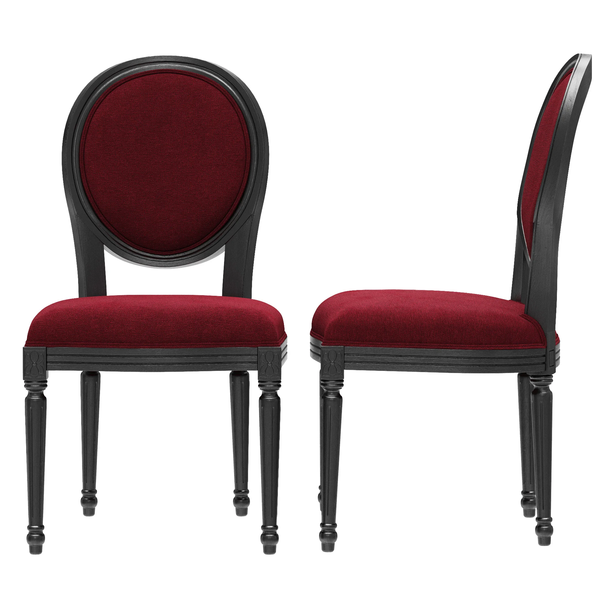 Loft Concept French Chair Provence — 3D model preview 6