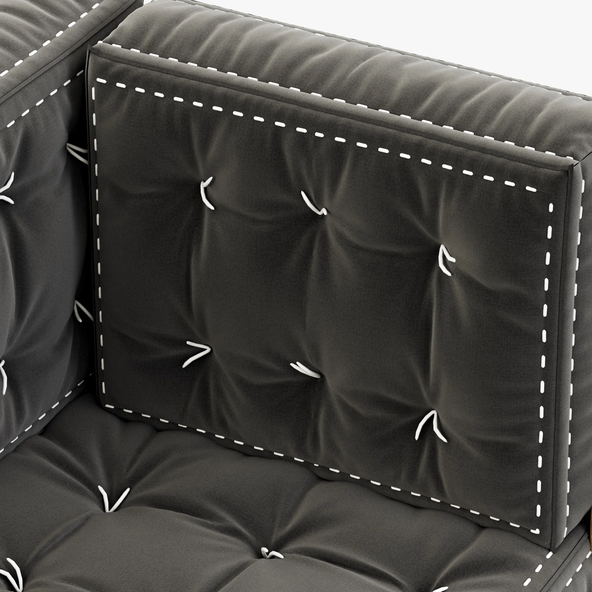 RH Teen Callum Corner Chair — 3D model preview 3