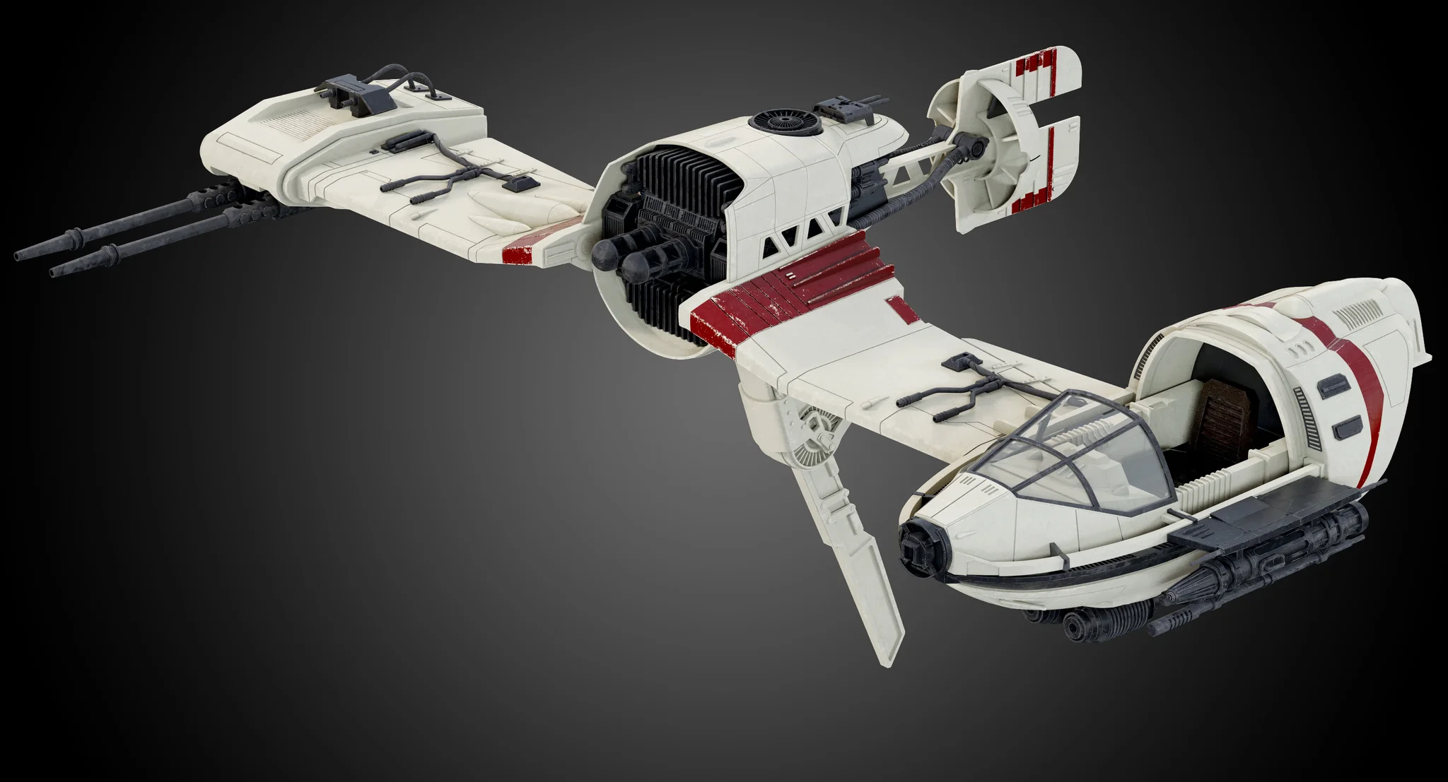 Ski Speeder — 3D model preview 1