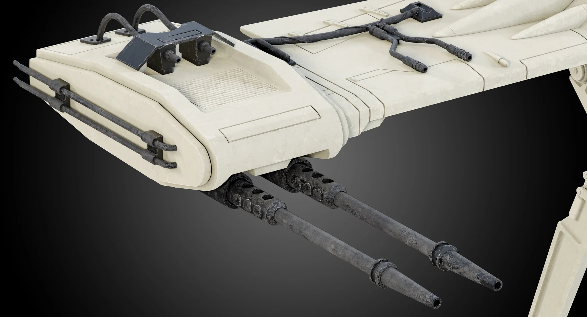 Ski Speeder — 3D model preview 2