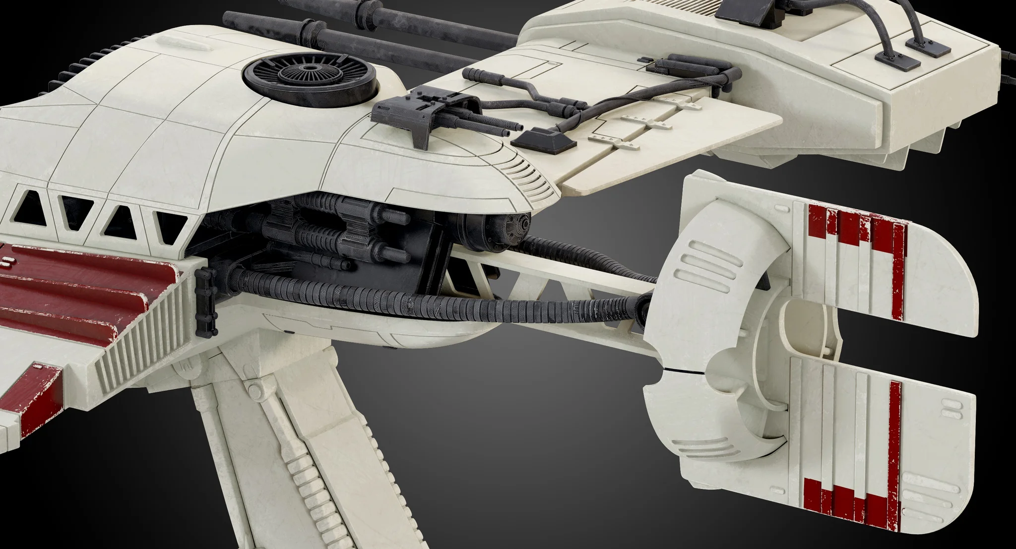 Ski Speeder — 3D model preview 6