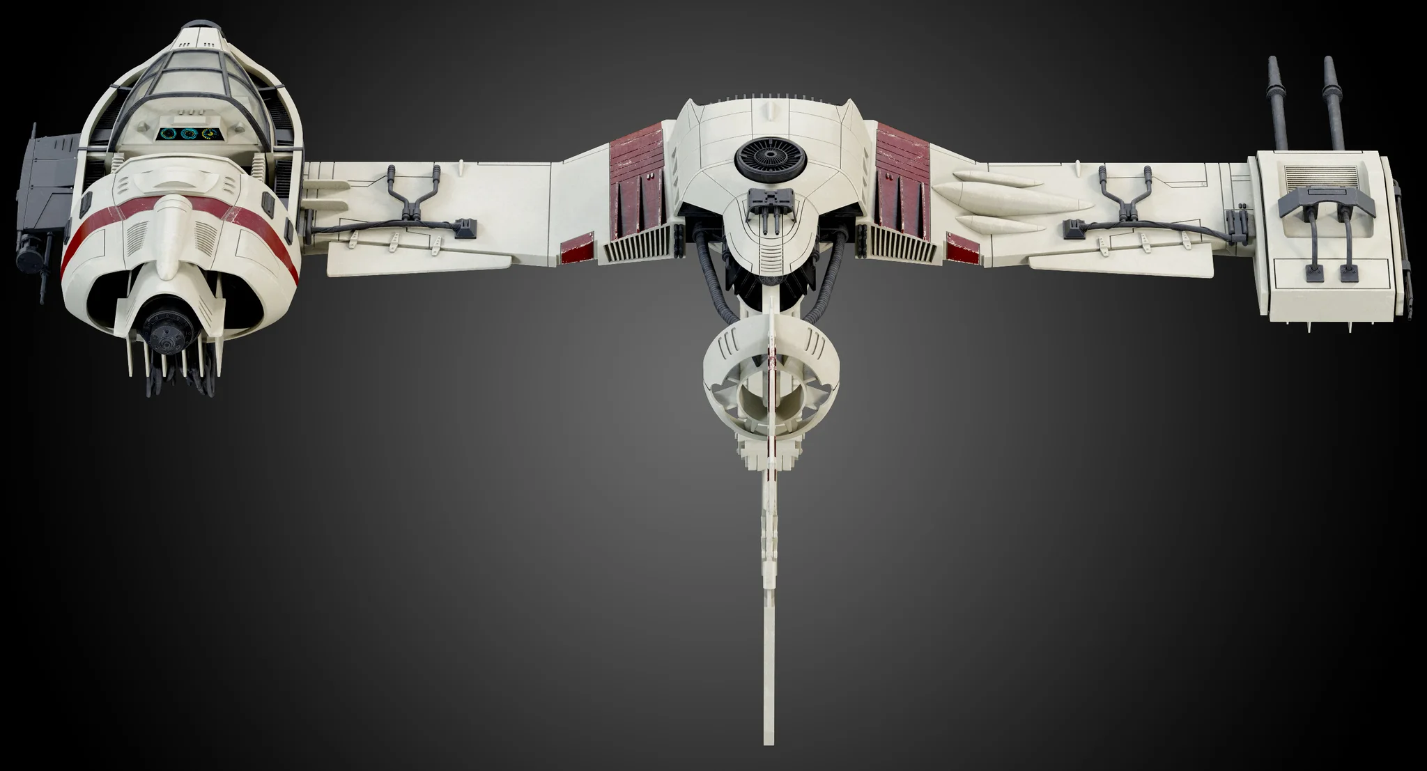 Ski Speeder — 3D model preview 10