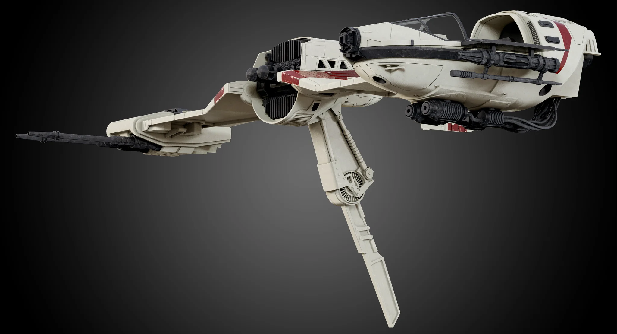 Ski Speeder — 3D model preview 11