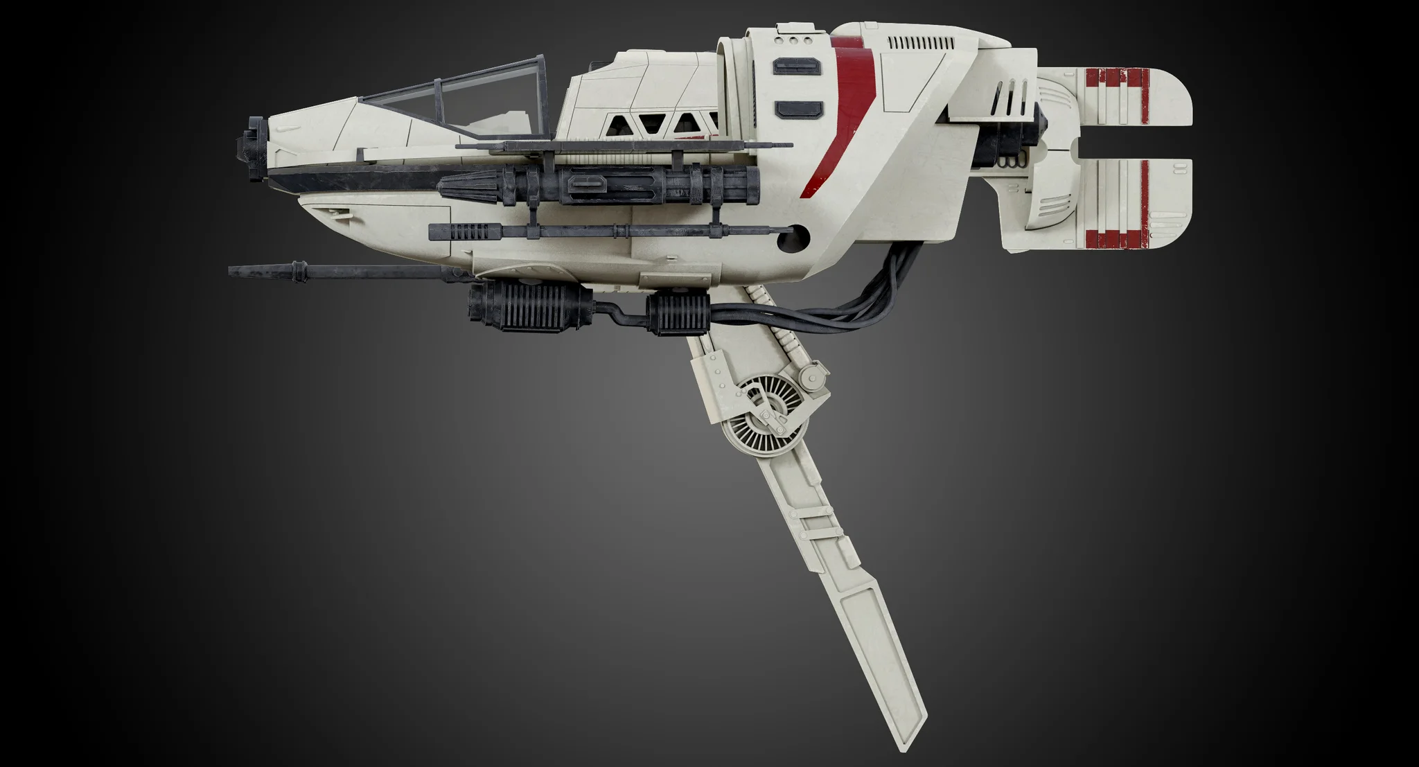 Ski Speeder — 3D model preview 12