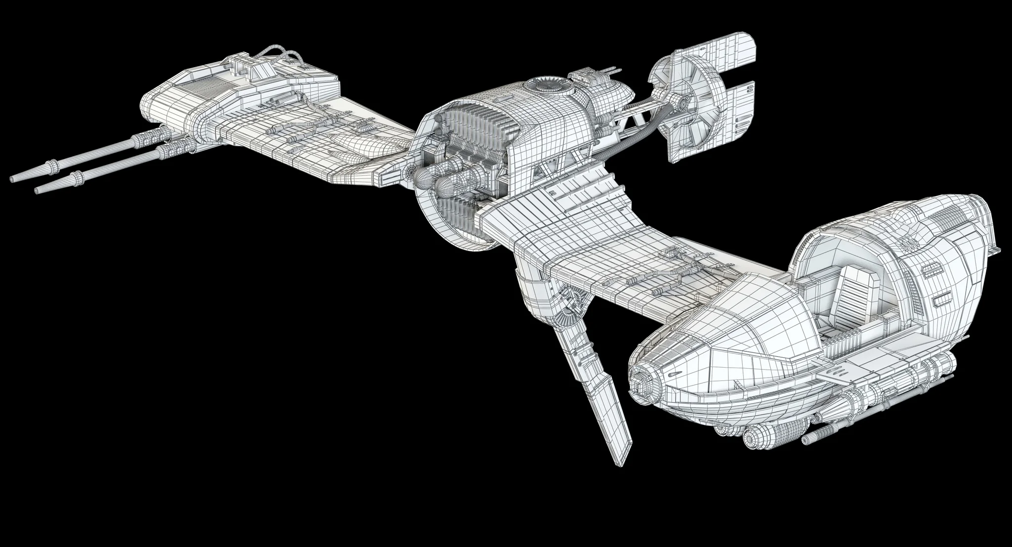 Ski Speeder — 3D model preview 14