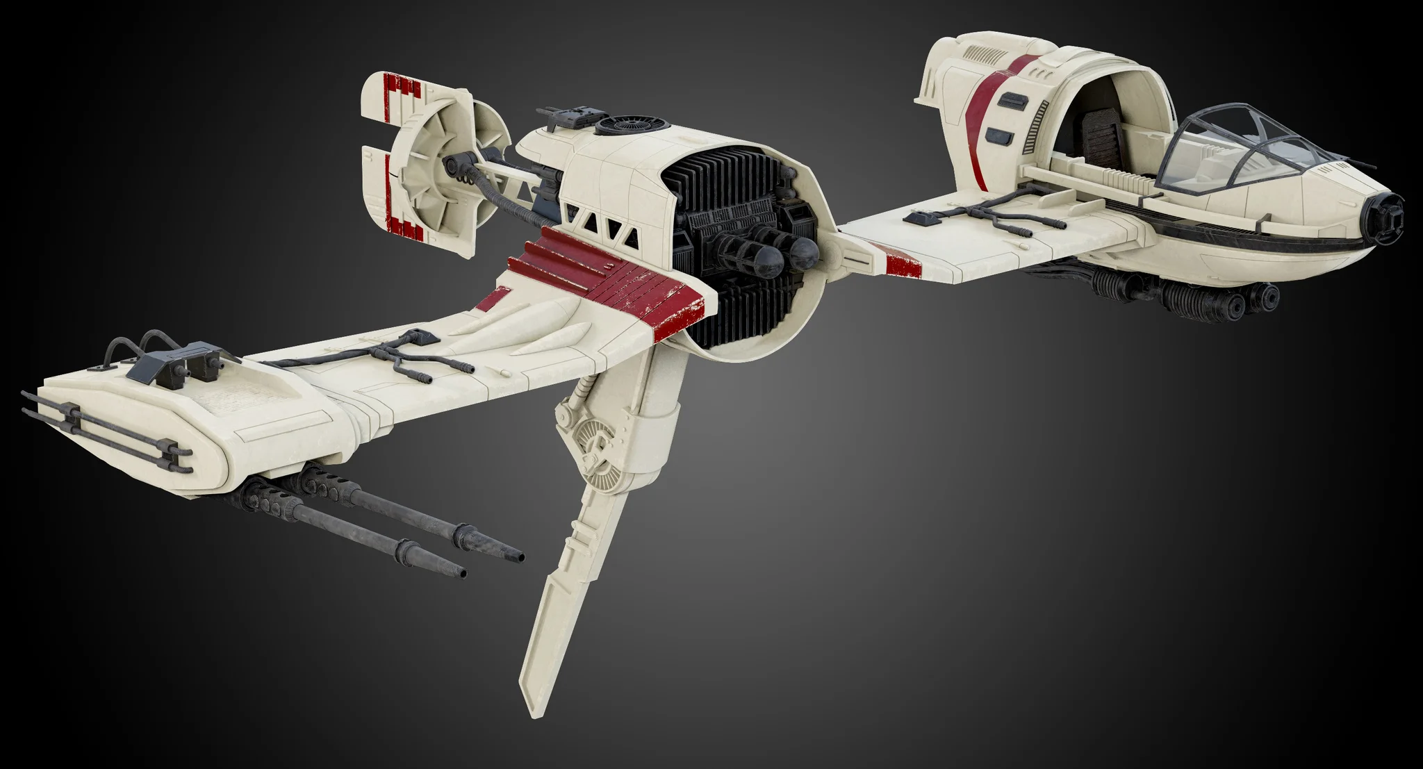 Ski Speeder — 3D model preview 15