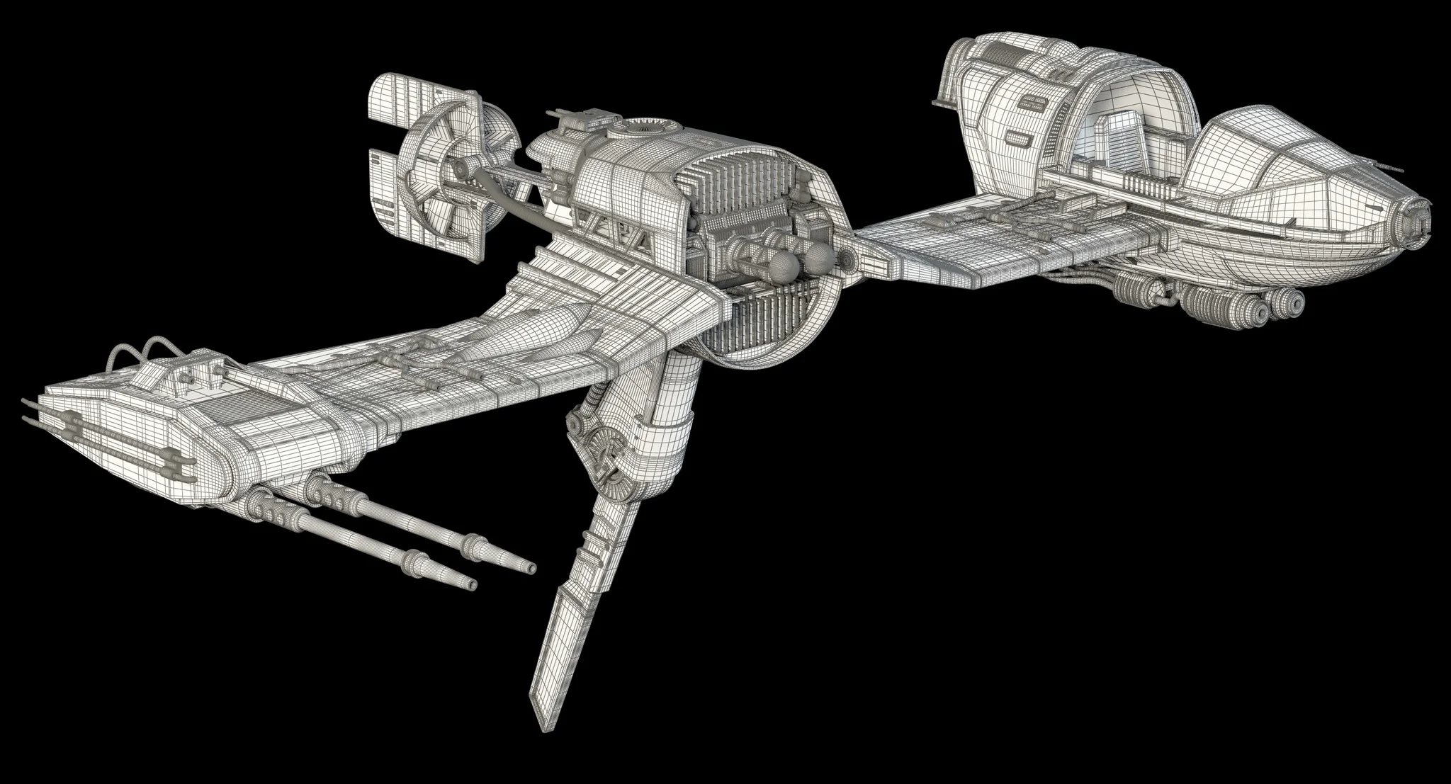 Ski Speeder — 3D model preview 16