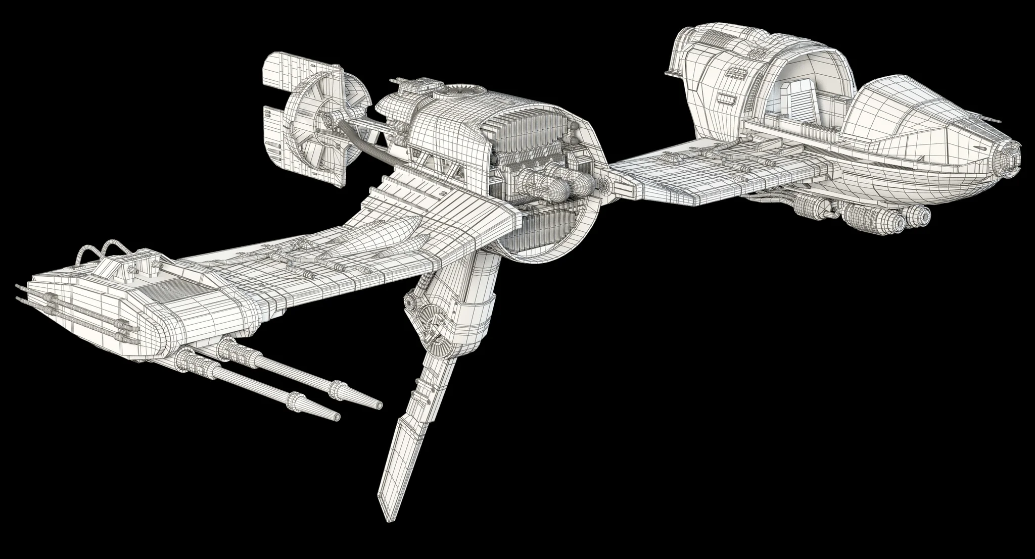 Ski Speeder — 3D model preview 17