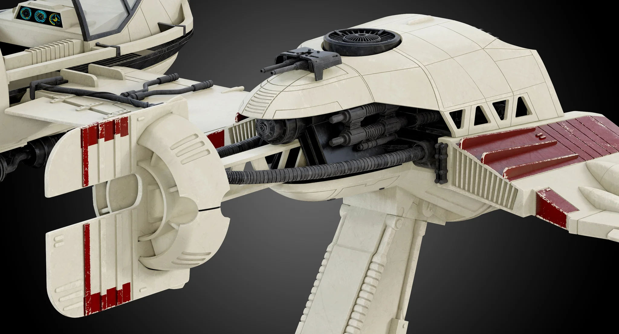 Ski Speeder — 3D model preview 24
