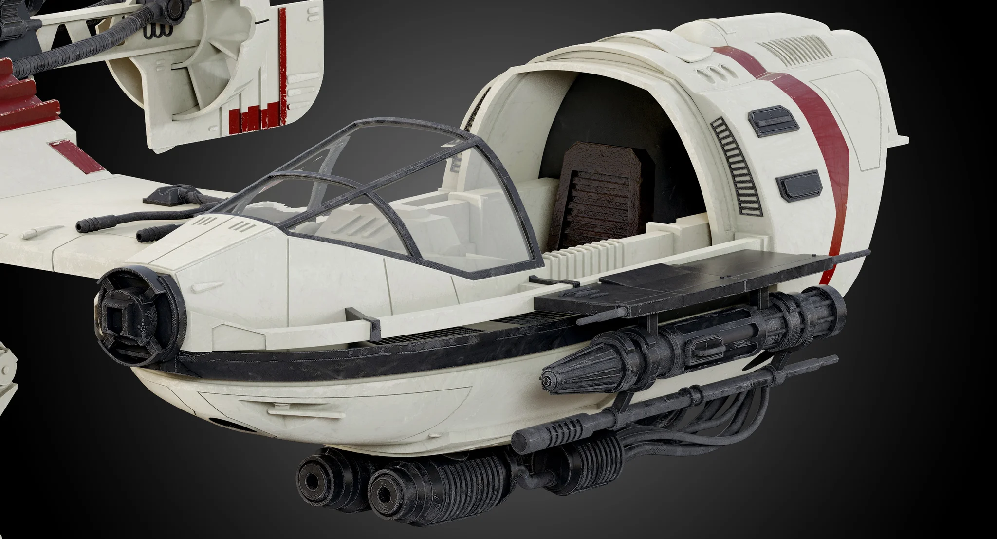 Ski Speeder — 3D model preview 27