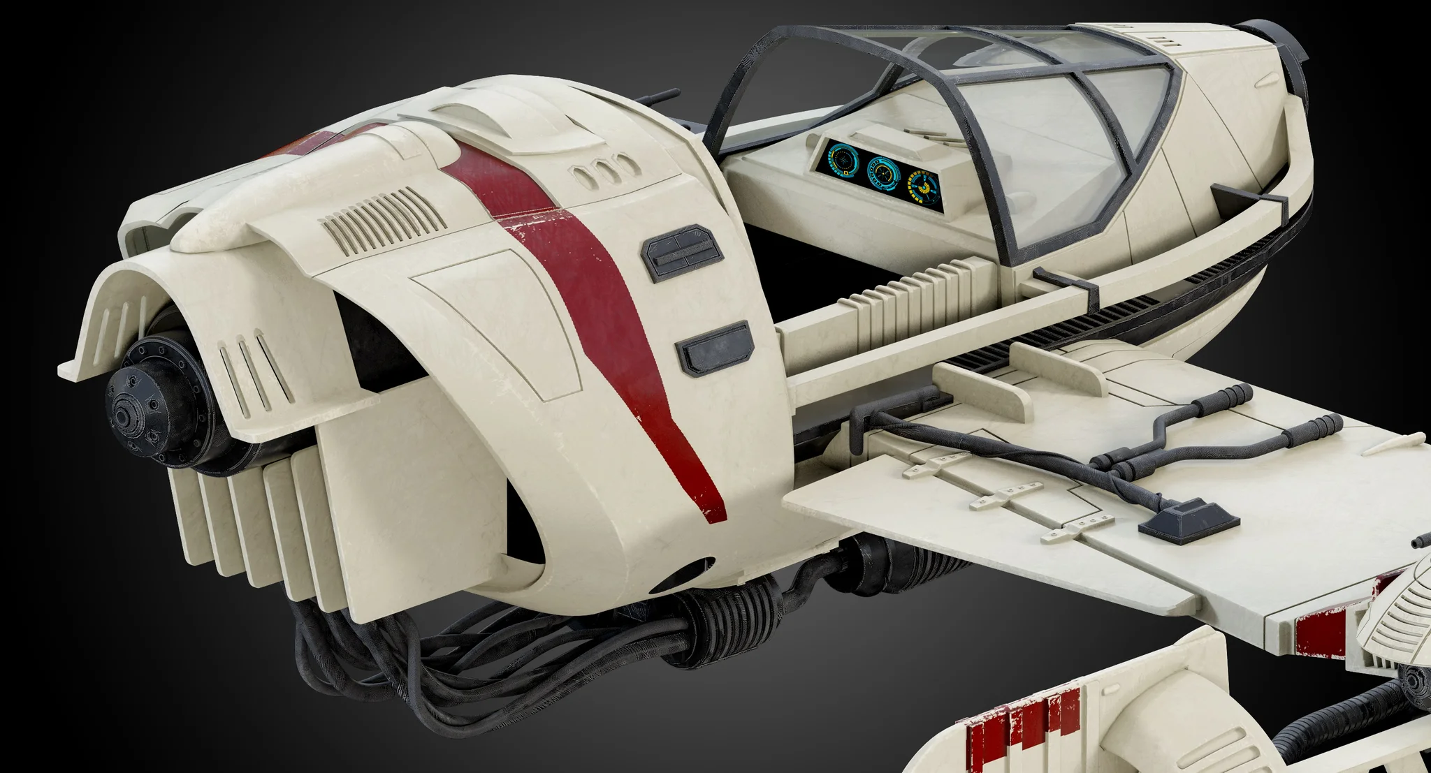 Ski Speeder — 3D model preview 31