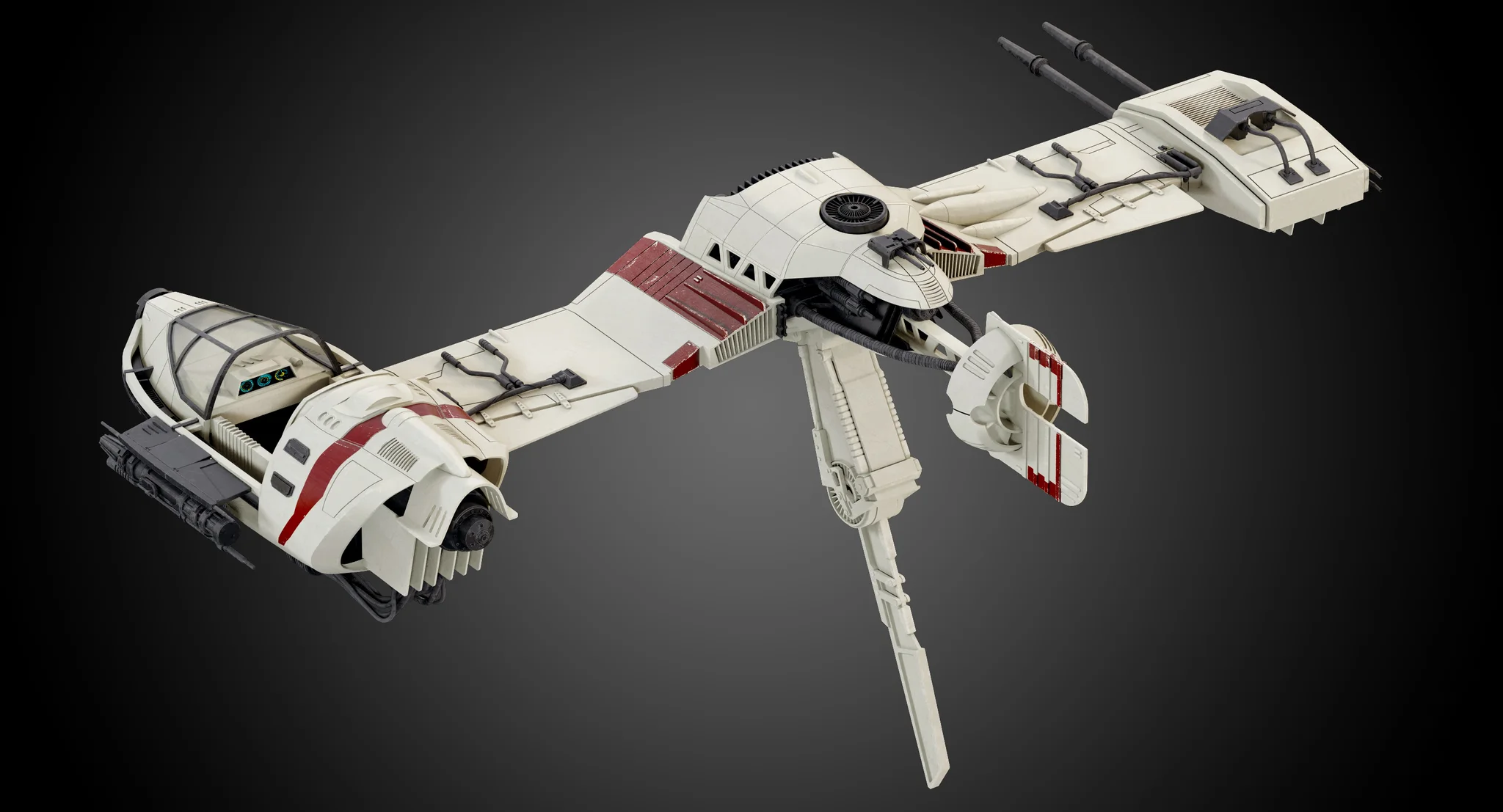 Ski Speeder — 3D model preview 32