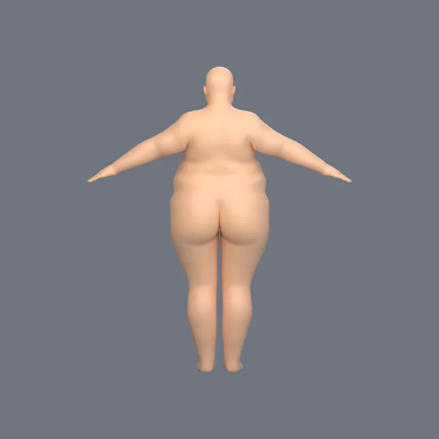 Basemesh Male 2, 3D model preview 4