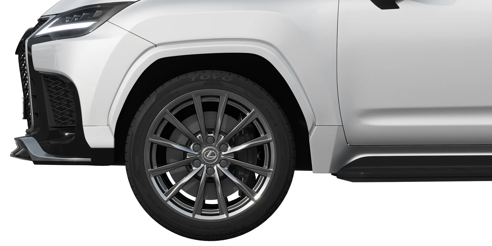 Lexus LX600 F Sport, 3D model preview 1