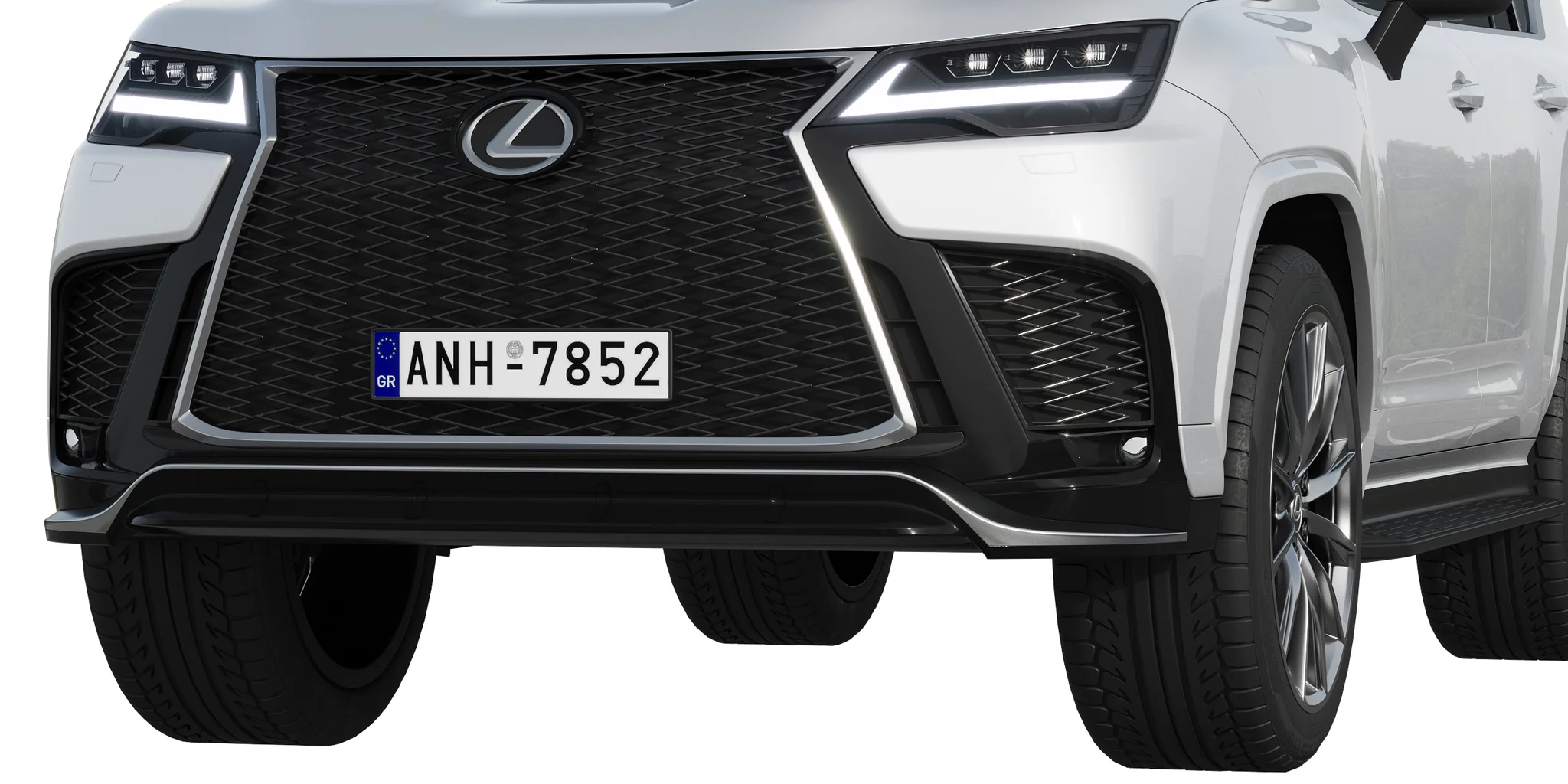 Lexus LX600 F Sport, 3D model preview 2