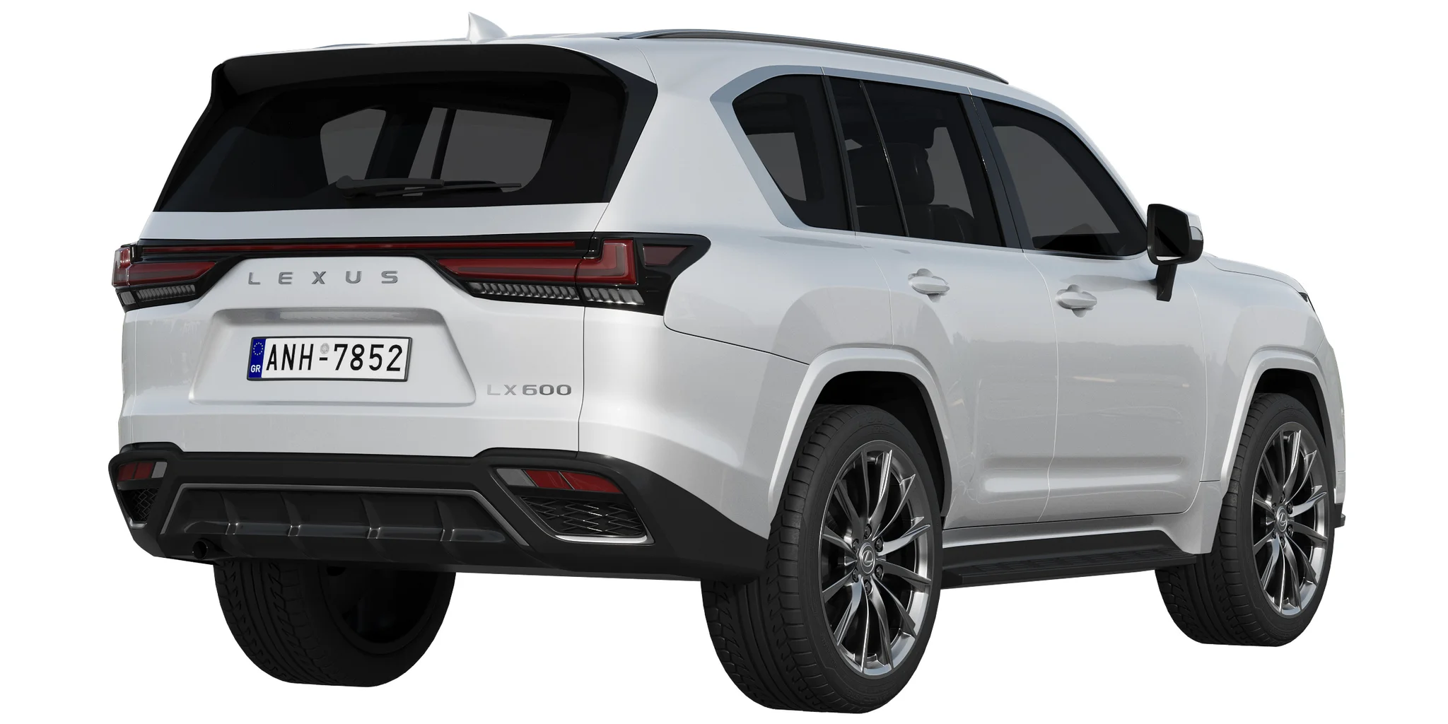Lexus LX600 F Sport, 3D model preview 6