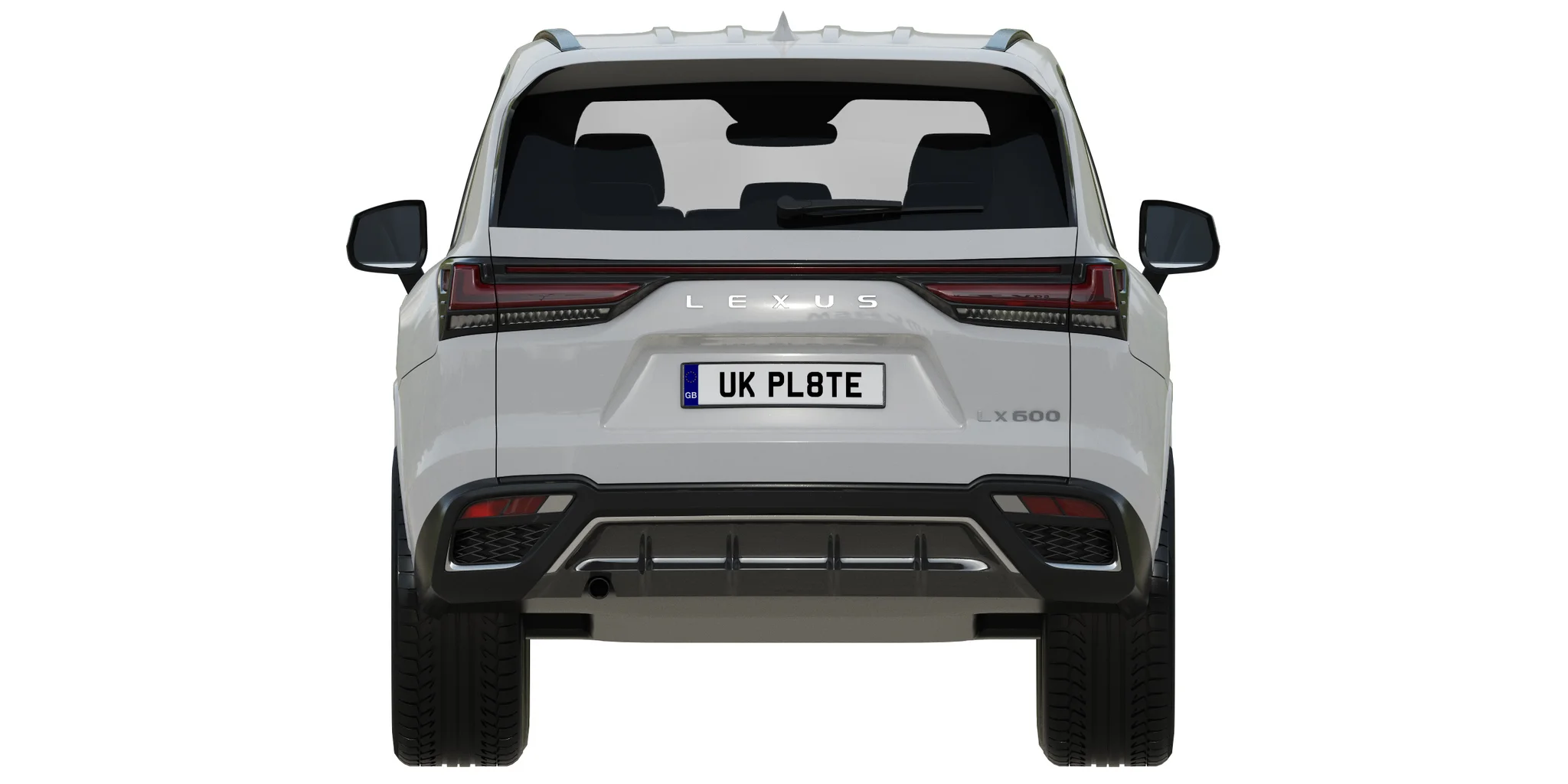 Lexus LX600 F Sport, 3D model preview 11