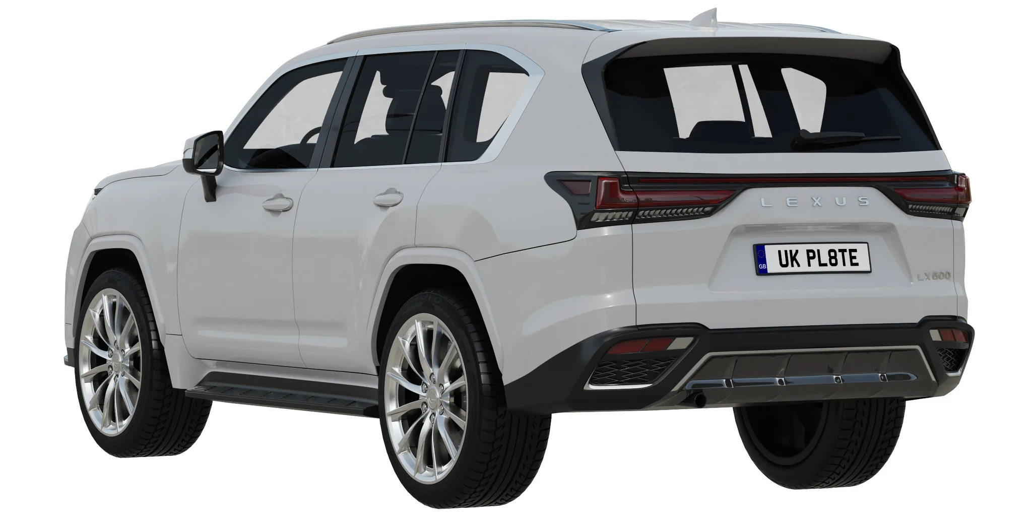 Lexus LX600 F Sport, 3D model preview 24