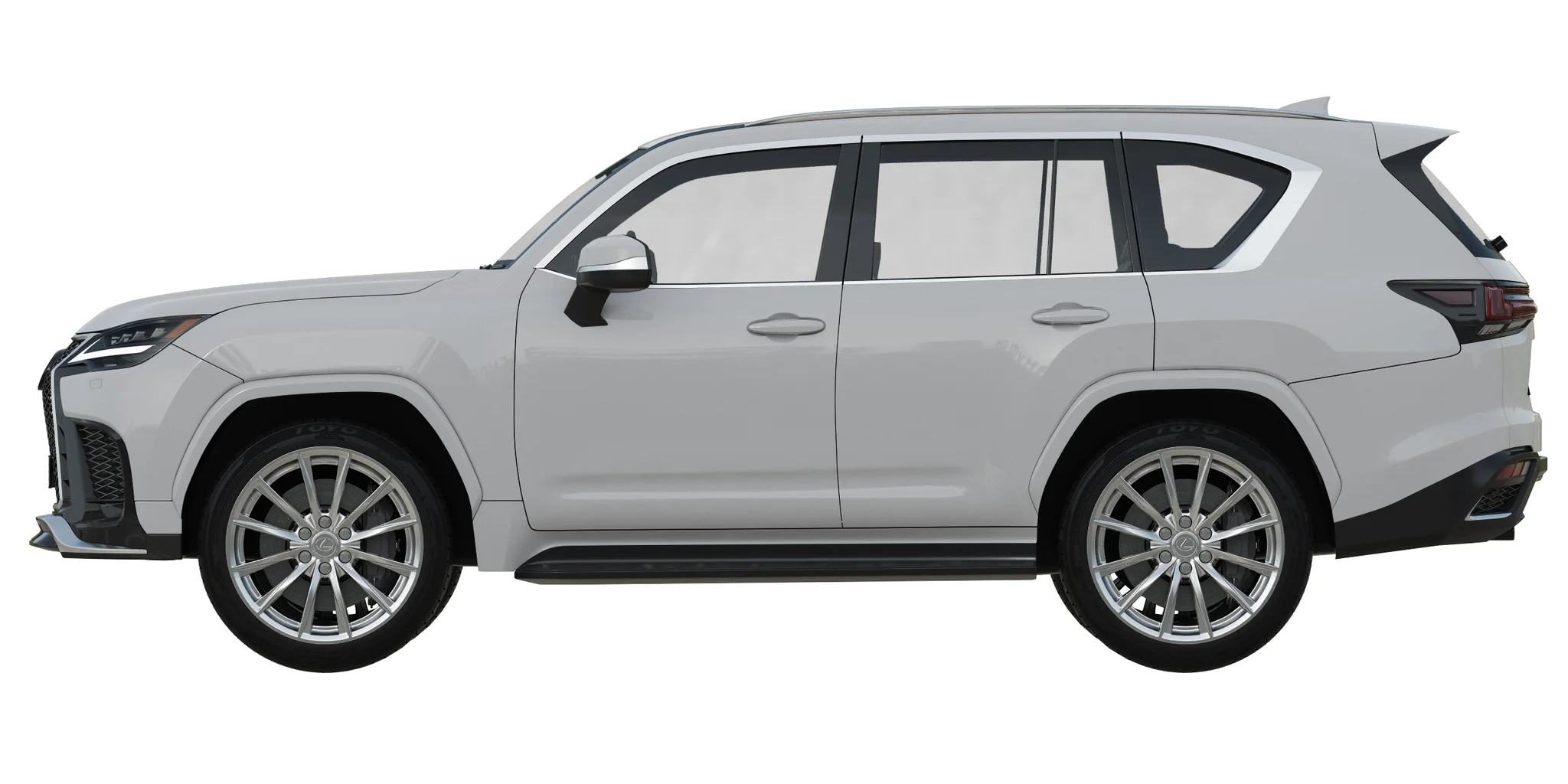 Lexus LX600 F Sport, 3D model preview 29