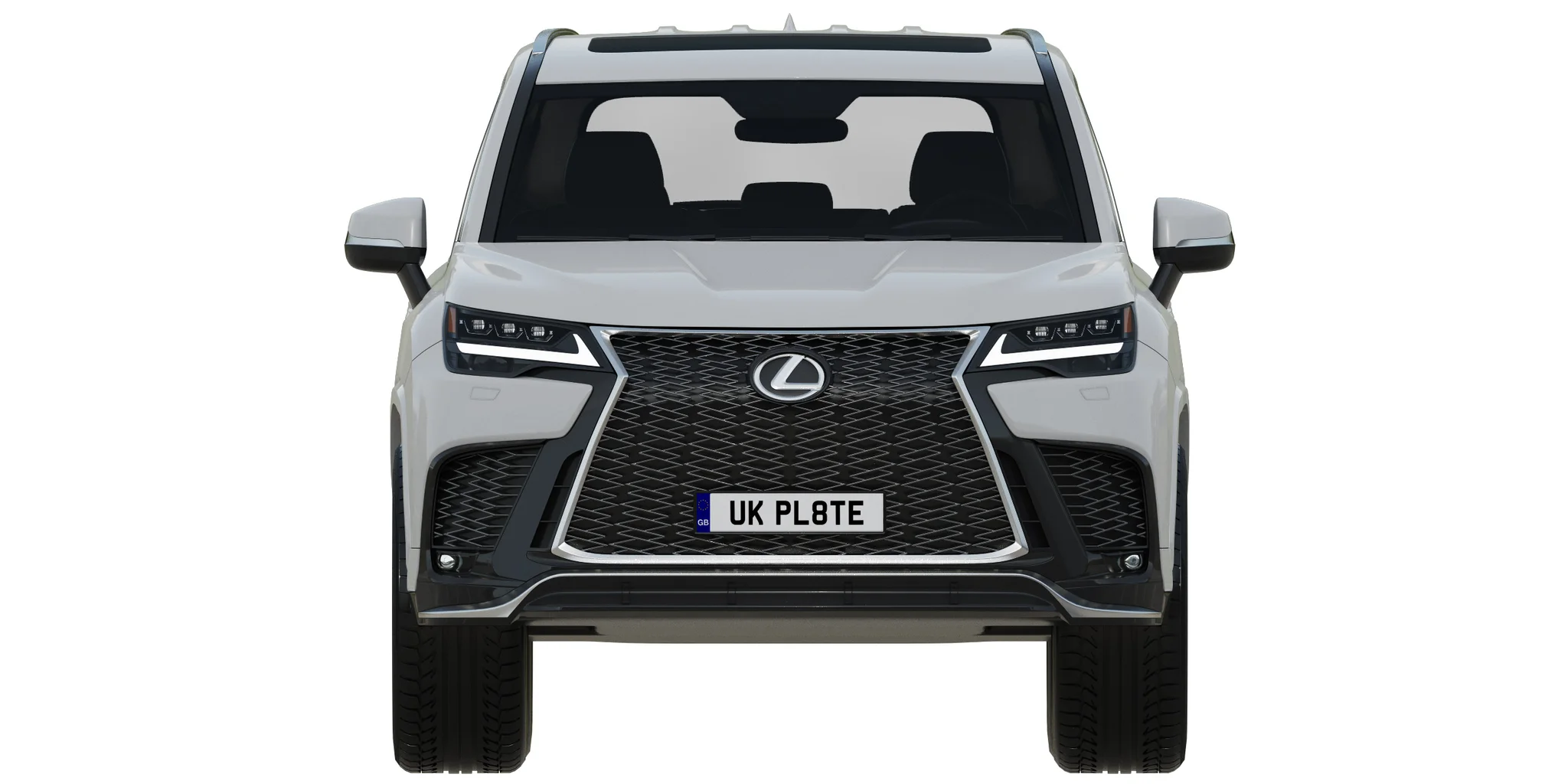 Lexus LX600 F Sport, 3D model preview 33