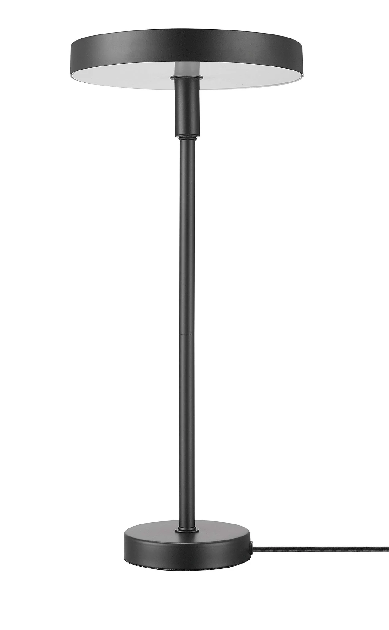 Modern Ultrathin LED Table Lamp – Matte Black Metal