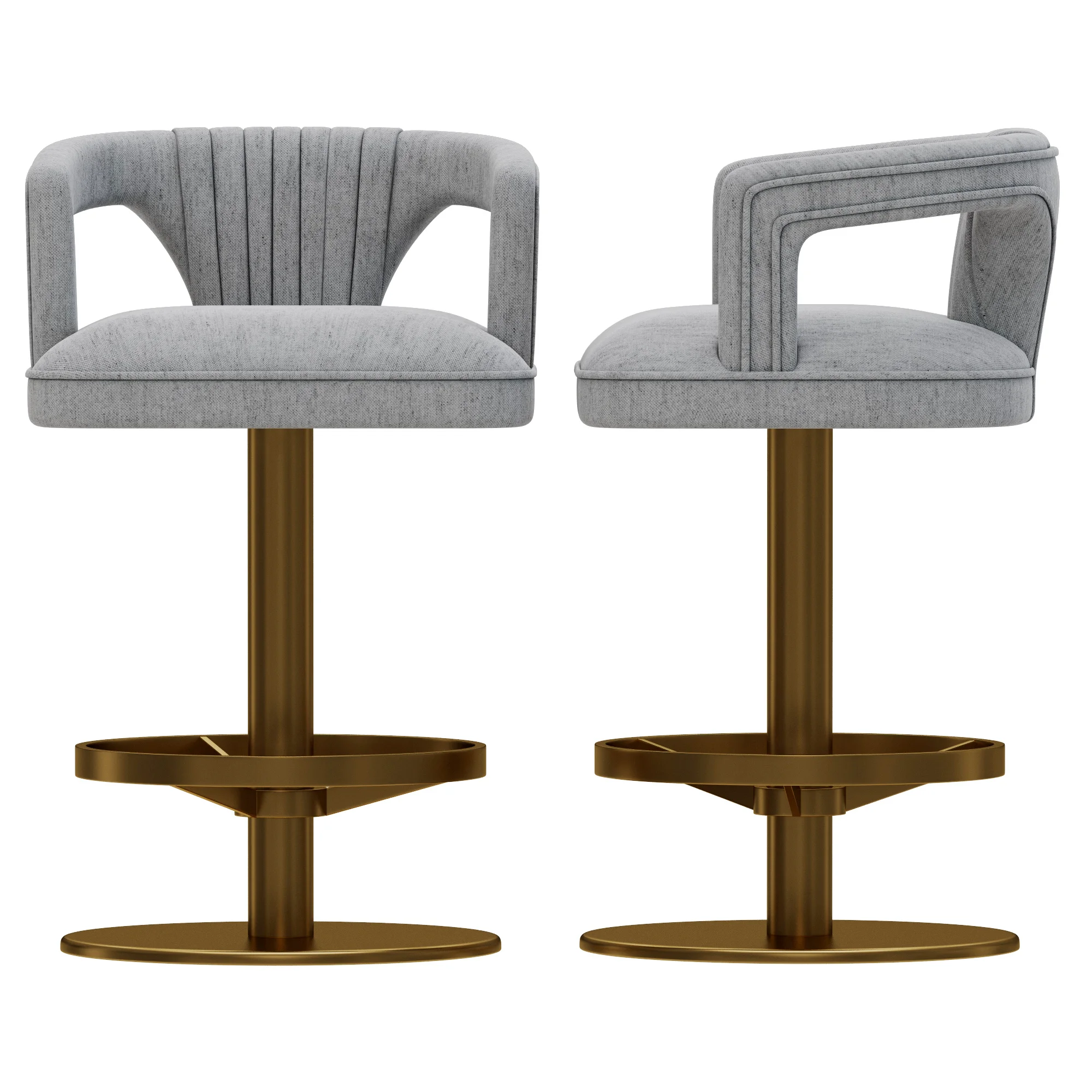 Brabbu KAROO II COUNTER STOOL — 3D model preview 7